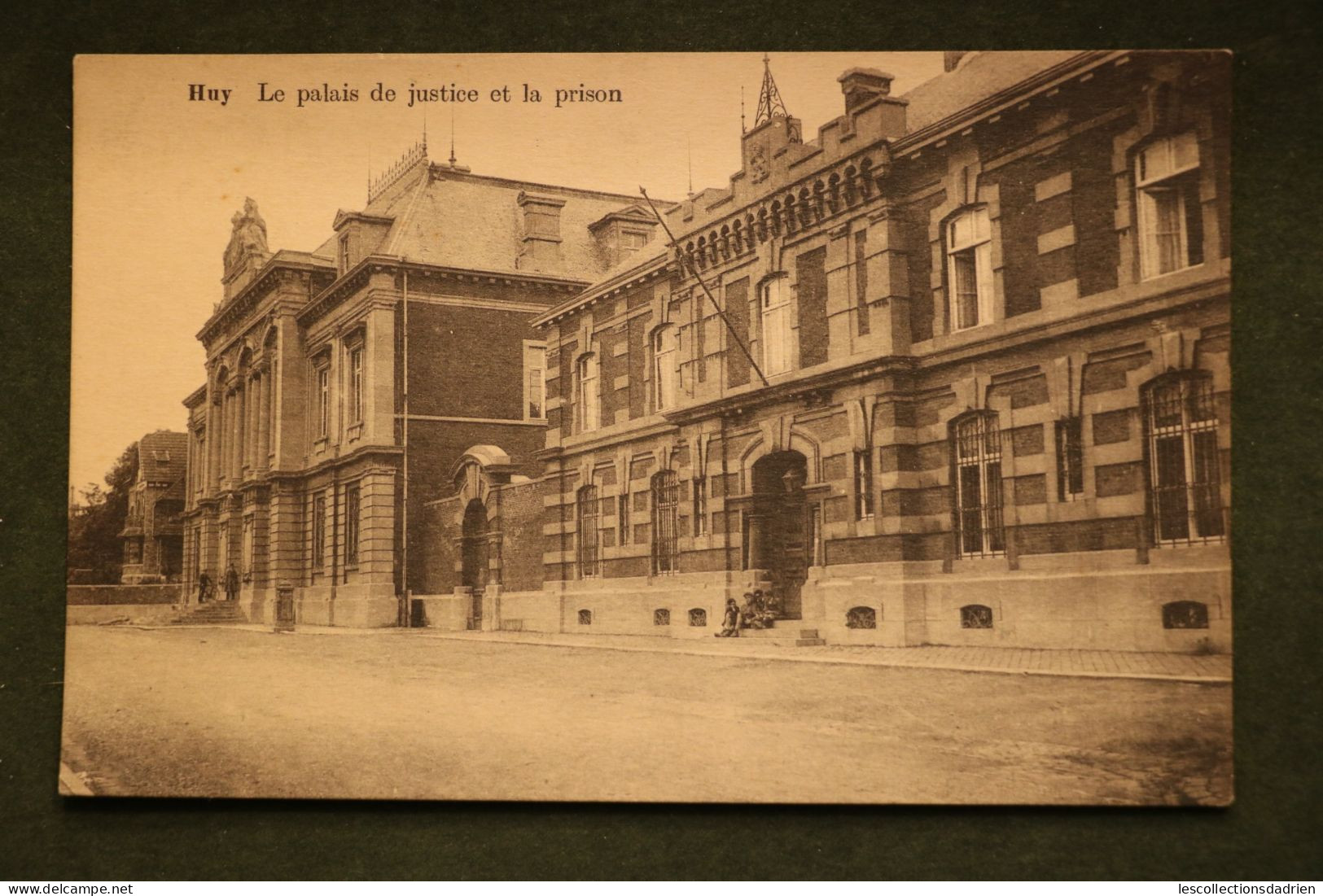 Carte Postale Ancienne Huy Le Palais De Justice Et La Prison - Hoei