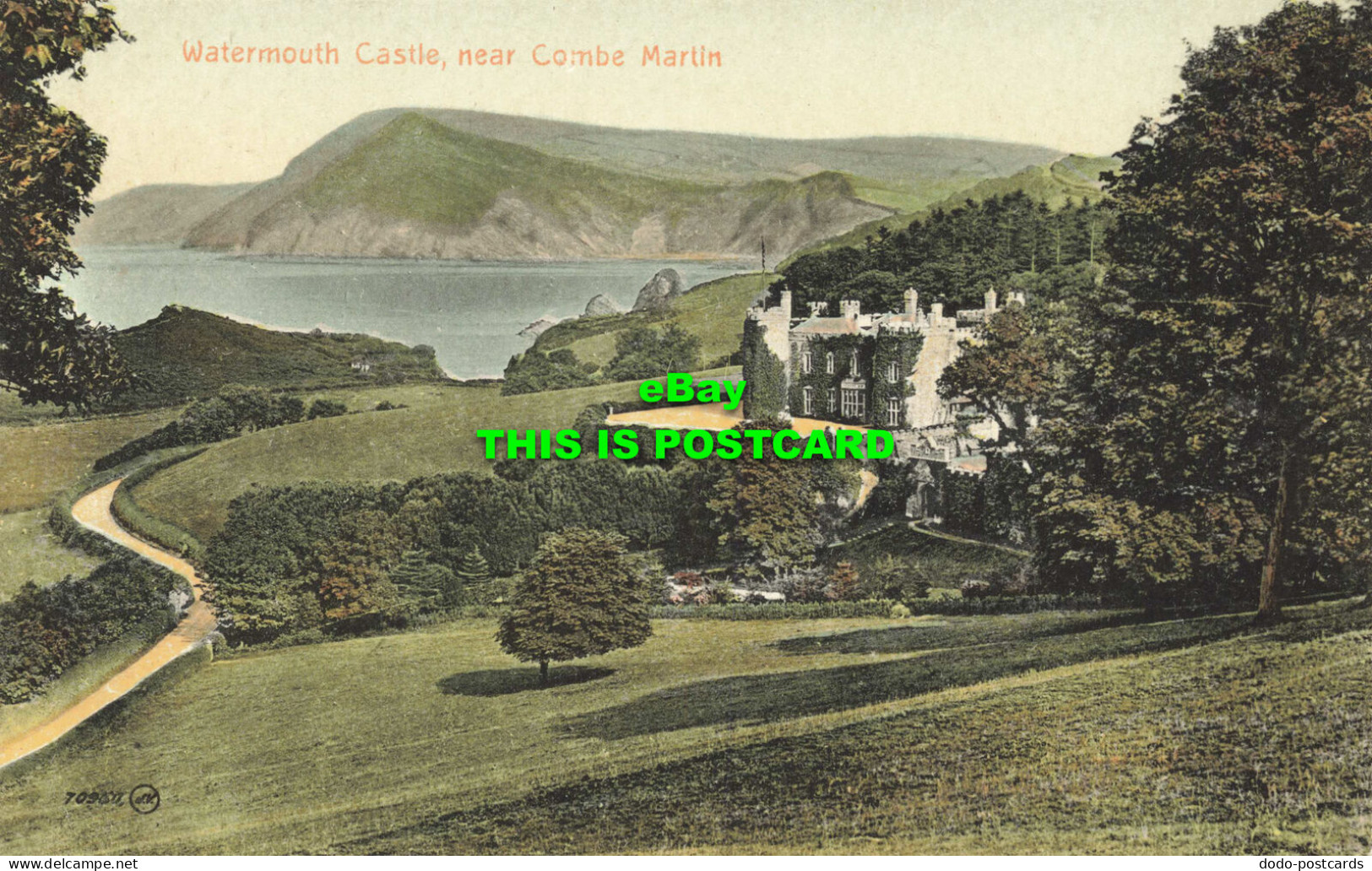 R600580 Watermouth Castle Near Combe Martin. 70960. Valentines Colourtype Series - Welt