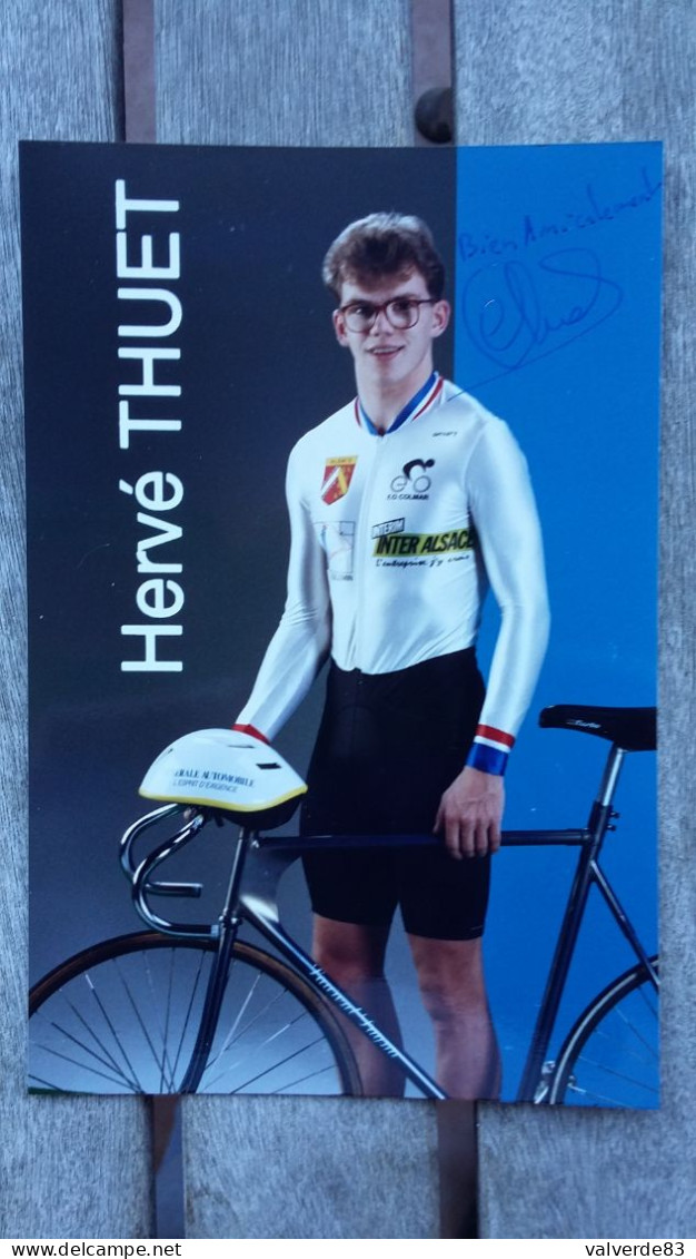 Cyclisme - Hervé Thuet Signé - Cyclisme