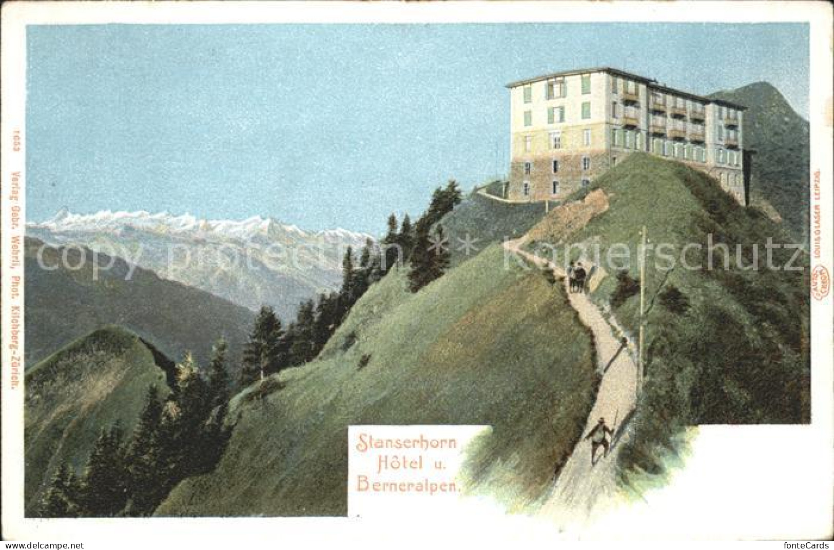 11755623 Stanserhorn Hotel Und Berner Alpen Stanserhorn - Autres & Non Classés