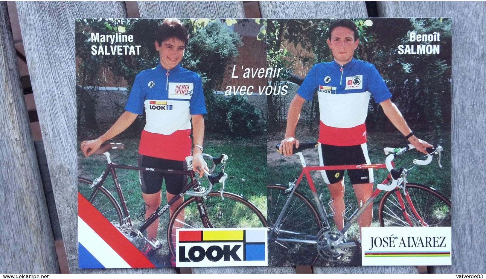 Cyclisme - Marilyne Salvetat Et Benoît Salmon - Cyclisme