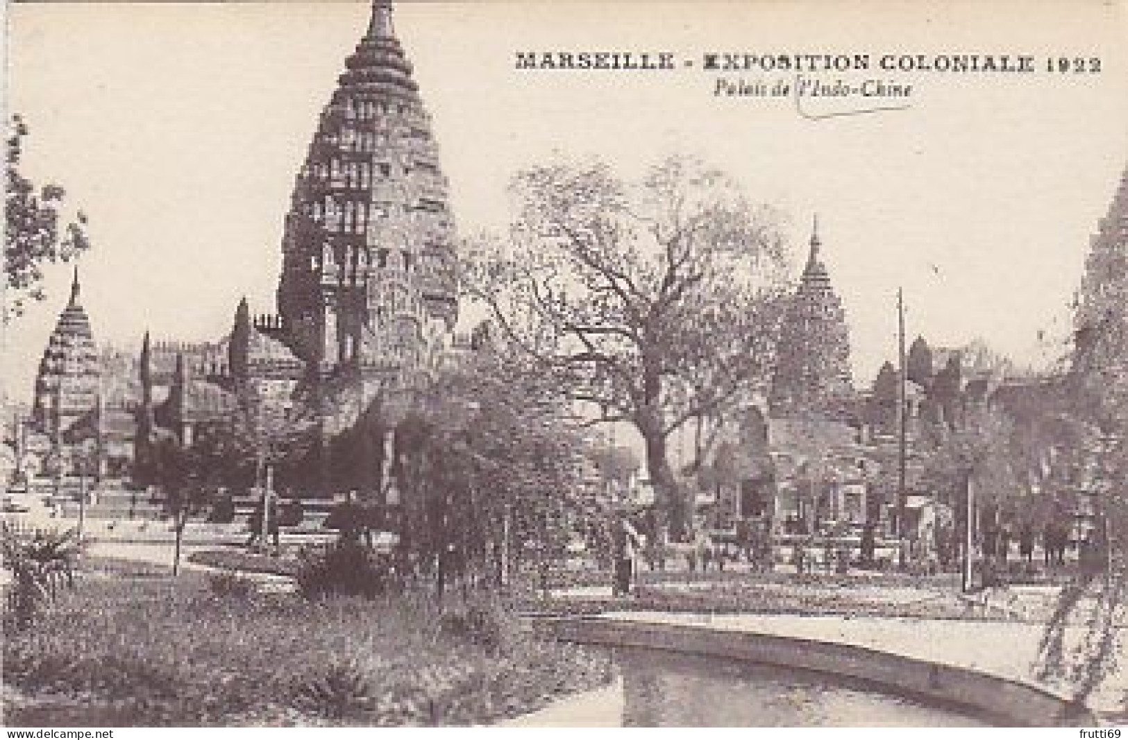 AK 216701 FRANCE - Marseille - Expoition Coloniale 1922 - Palais De L'Indo-Chine - Colonial Exhibitions 1906 - 1922