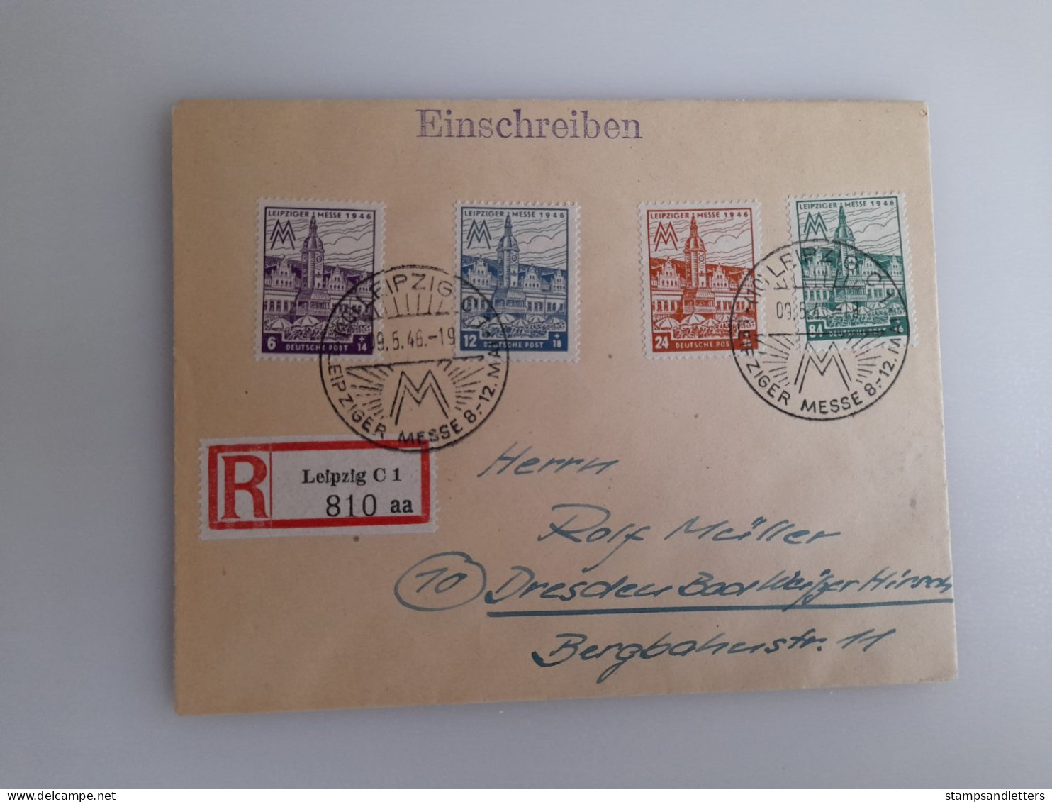 Leipzig 1945. - Covers & Documents
