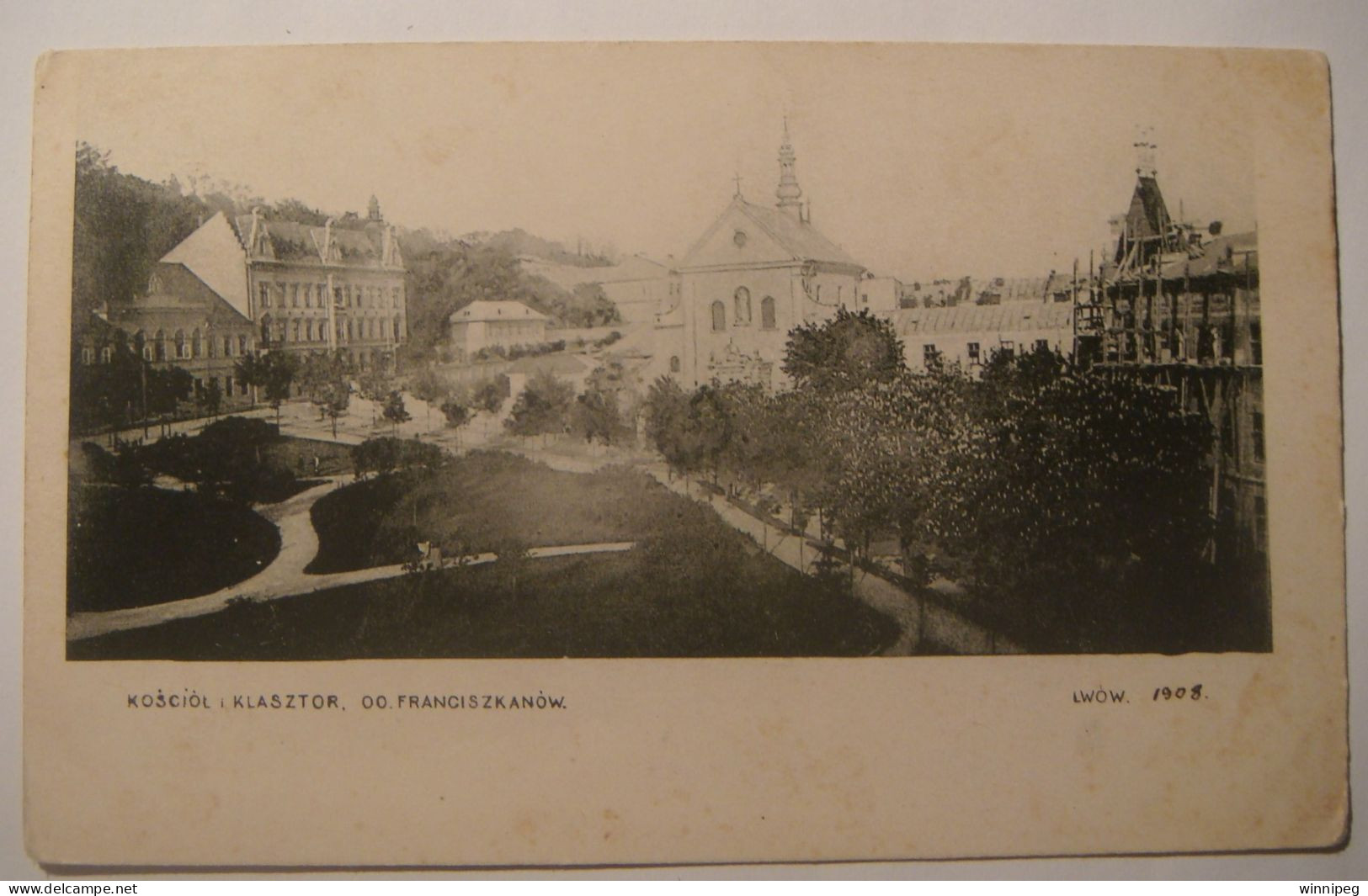 Lwow.Kosciol I Klasztor OO Franciszkanow.Tecza.1908.Poland.Ukraine. - Ukraine