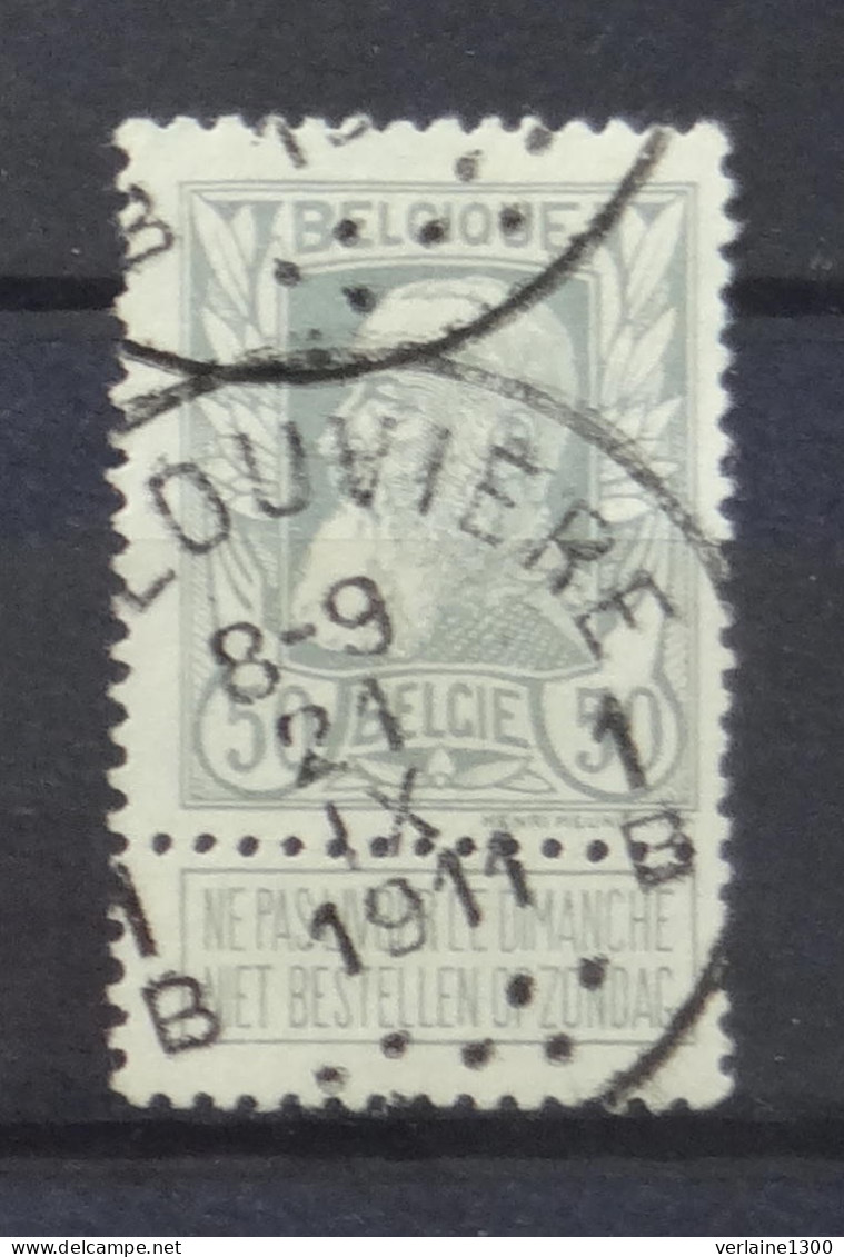 78 Avec Belle Oblitération La Louvière - 1905 Breiter Bart