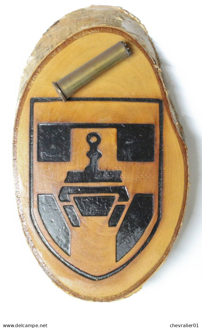 Militaria-D-Plaque Du DPzArtBtl 195_ Panzer Artillerie Bataillon 195_20-23 - Other & Unclassified