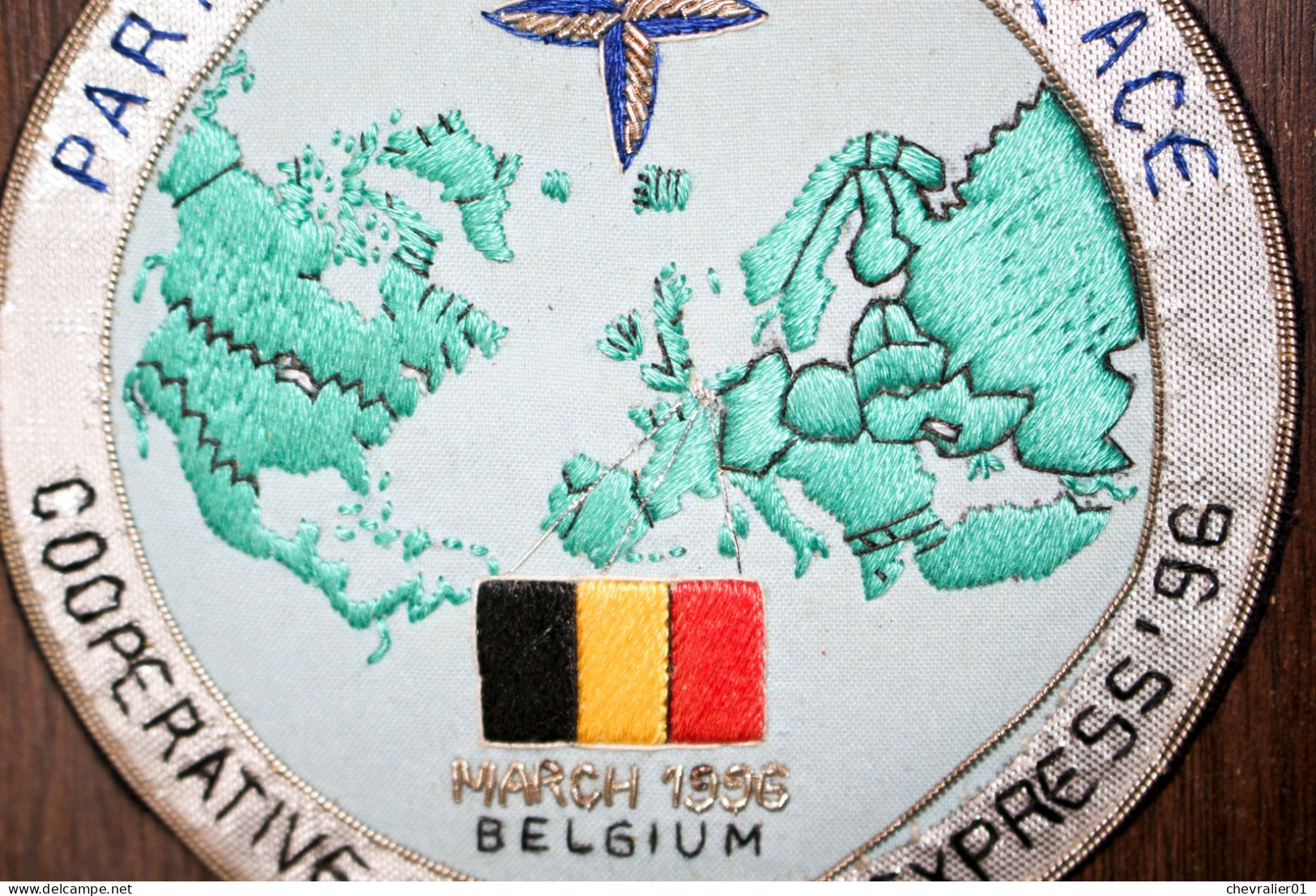 Militaria-BE-Plaque Partnership For Peace, Cooperative Adventure Express, March 1996 – OTAN – NATO - Other & Unclassified