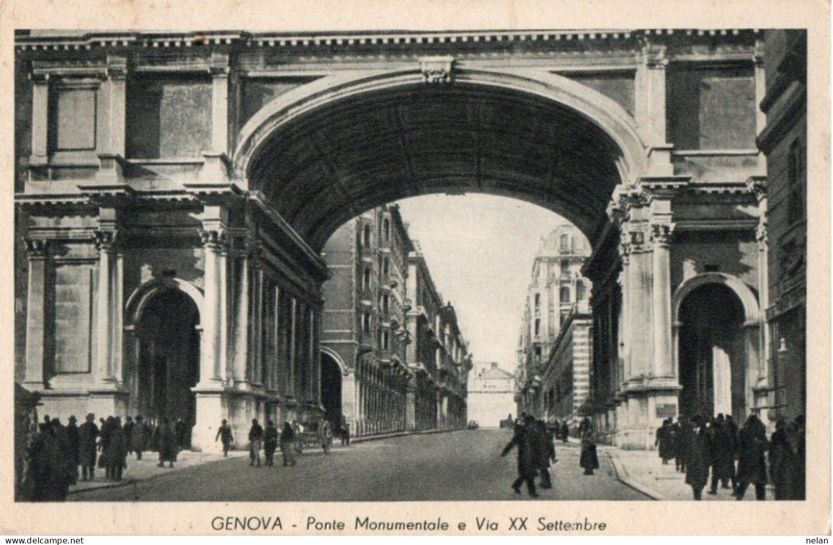 GENOVA - PONTE MONUMENTALE E VIA XX SETTEMBRE - F.P. - Genova (Genua)