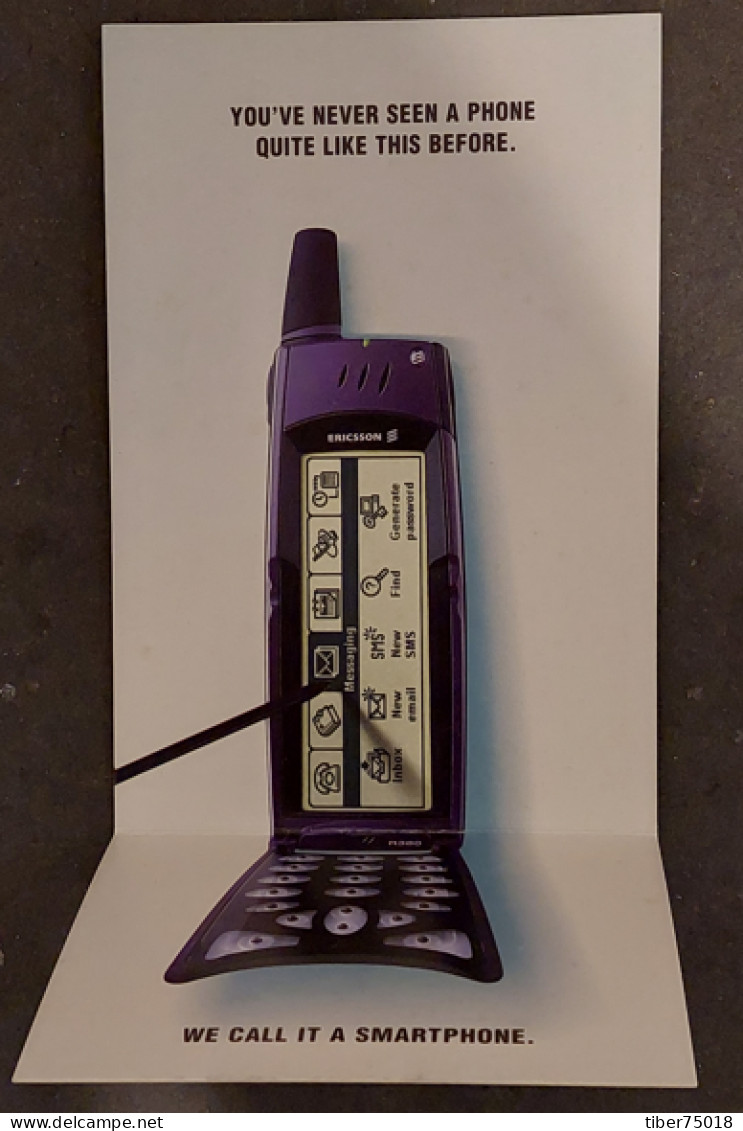 Carte Postale Avec Coupon - Ericsson R380 (téléphone Portable) We Call It A Smartphone - Publicité