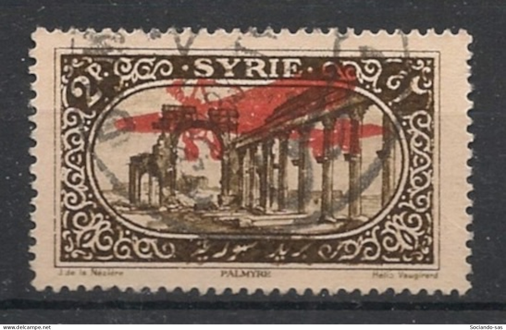 SYRIE - 1926 - PA N°YT. 30 - Avion 2pi Brun - Oblitéré / Used - Used Stamps