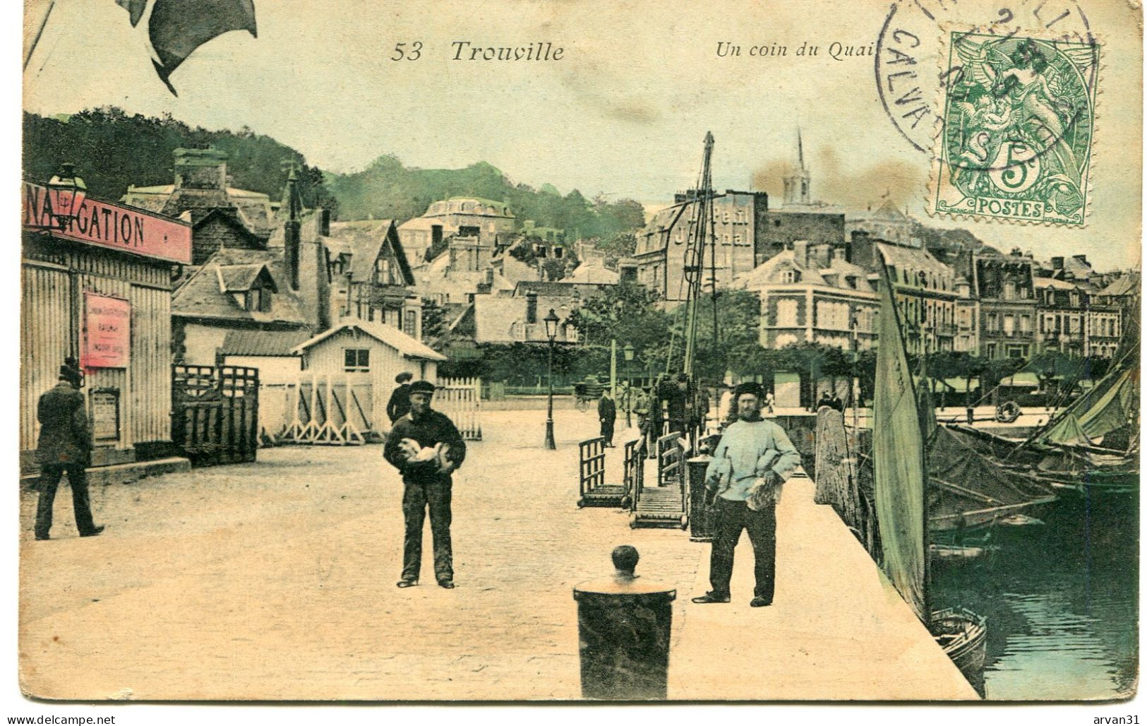 TROUVILLE - UN COIN Du QUAI - - Trouville