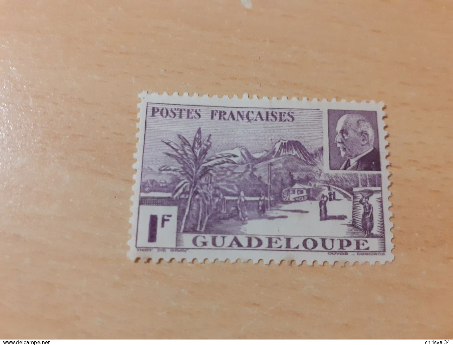 TIMBRE   GUADELOUPE       N  161    COTE  1,00   EUROS  NEUF  SG - Unused Stamps