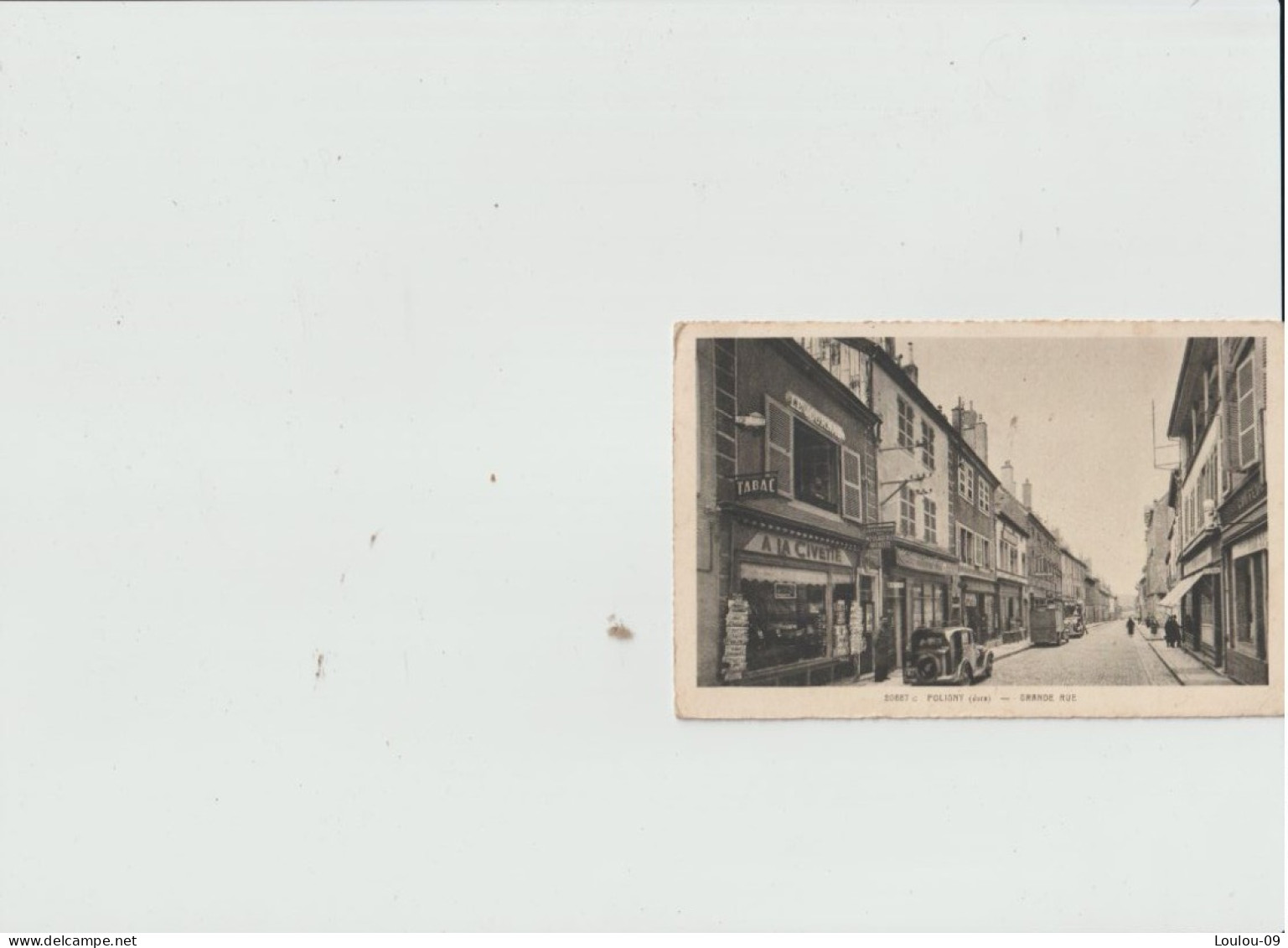 Jura -Poligny-la Brande Rue Vers 1920 - Poligny