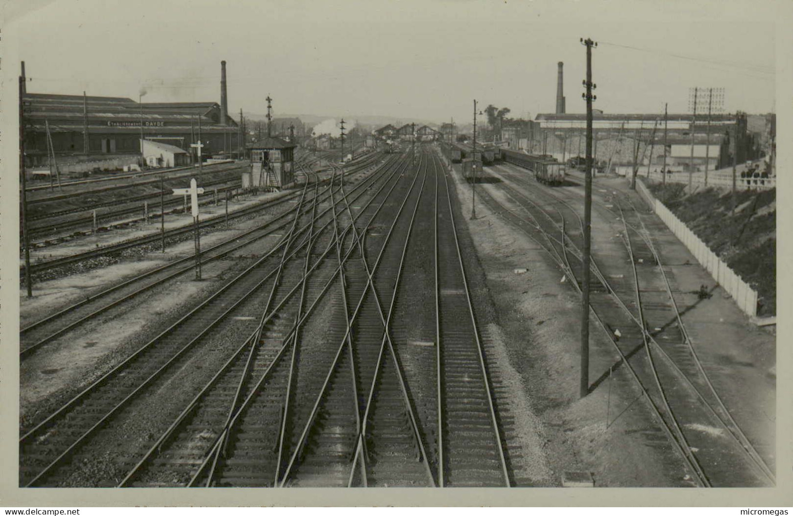 Reproduction - Creil - Vue Du Pont Y, 1935 - Eisenbahnen