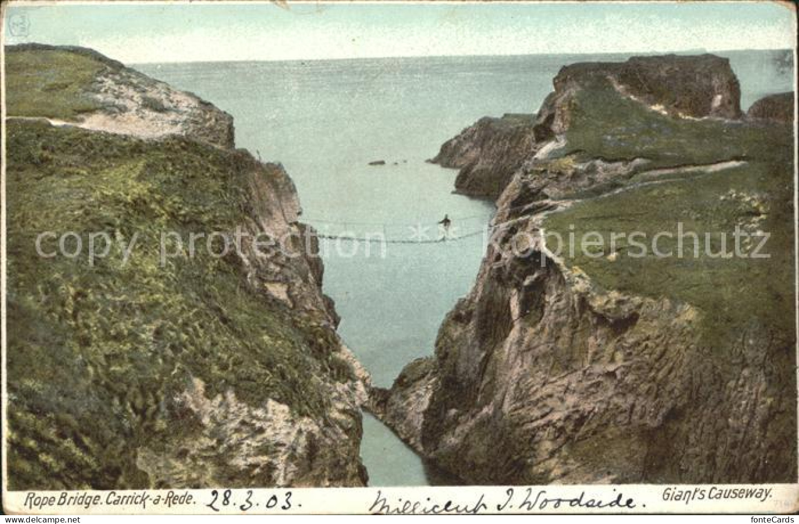 11752156 Carrick A Rede Rope Bridge Giant's Causeway Island - Other & Unclassified
