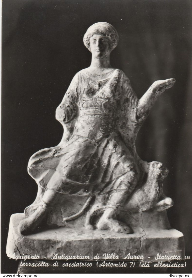 AD210 Agrigento - Antiquarium Di Villa Aurea - Statuetta In Terracotta Di Cacciatrice (Artemide) / Non Viaggiata - Agrigento