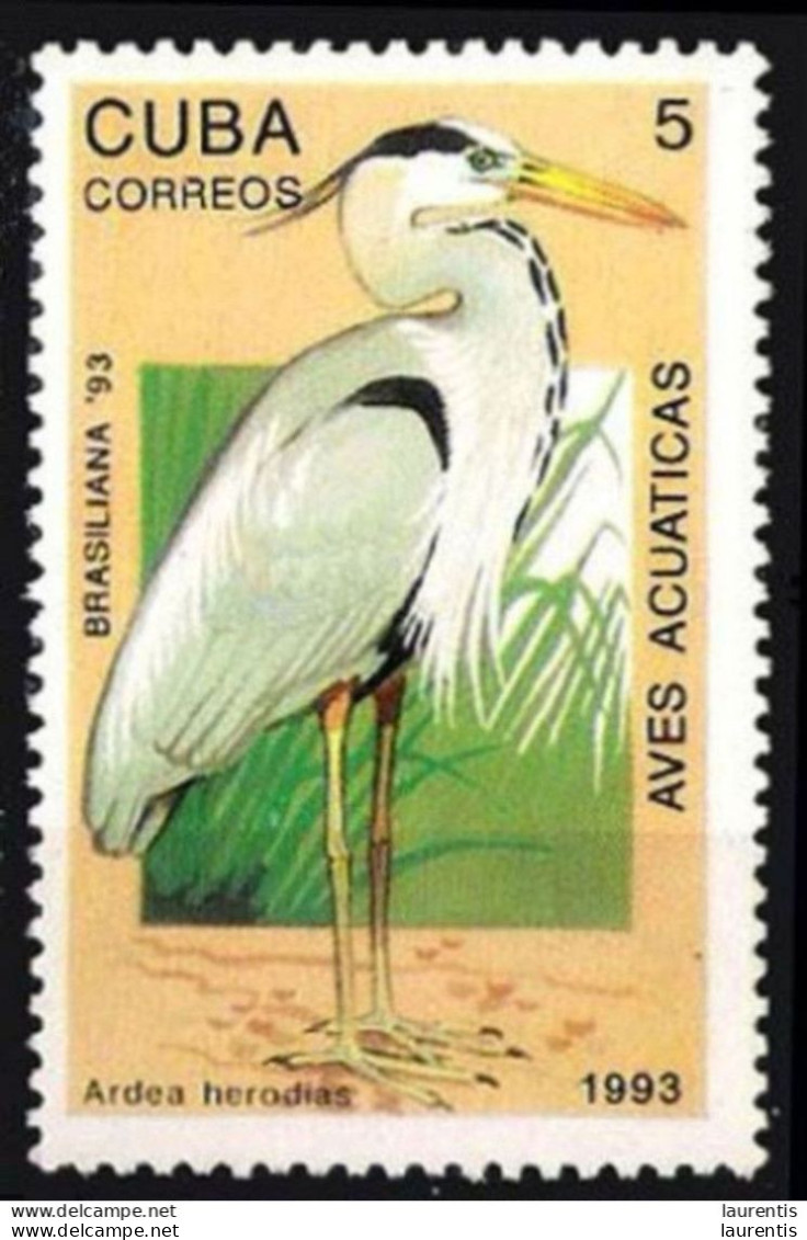 D14646  Birds - Oiseaux - Only This Crane In The Set  - Cb - 1,35 - Picotenazas & Aves Zancudas