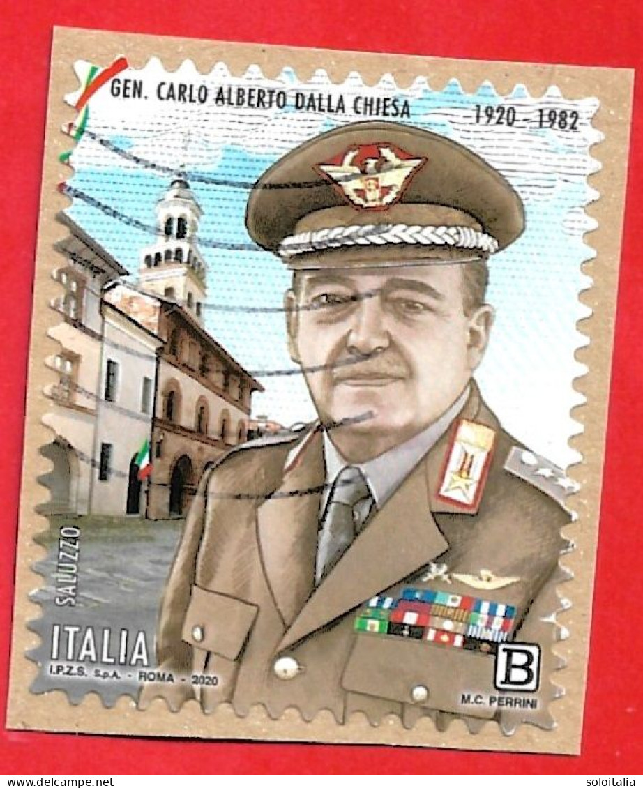 2020 Gen Carlo Alberto Dalla Chiesa - 2011-20: Oblitérés