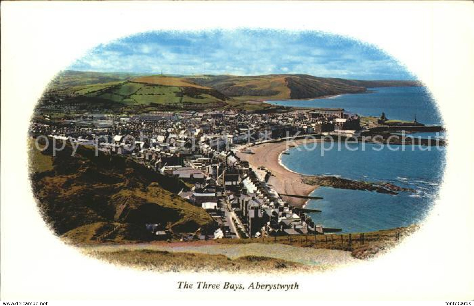 11751843 Aberystwyth The Three Bays Panorama Ceredigion - Other & Unclassified