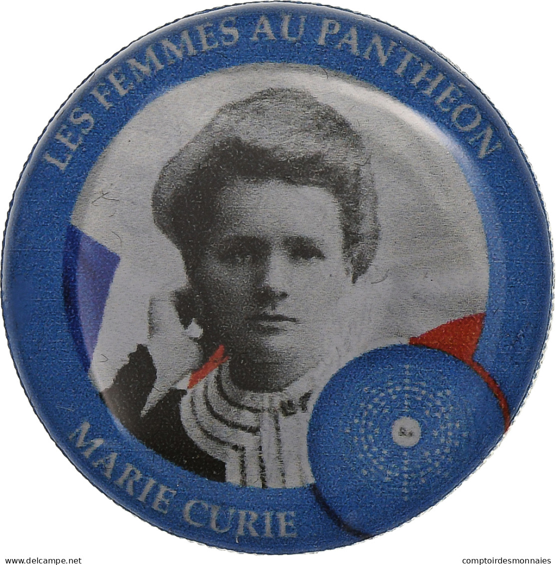 France, Jeton, Femmes Au Panthéon - Marie Curie, Nickel, TTB - Otros & Sin Clasificación