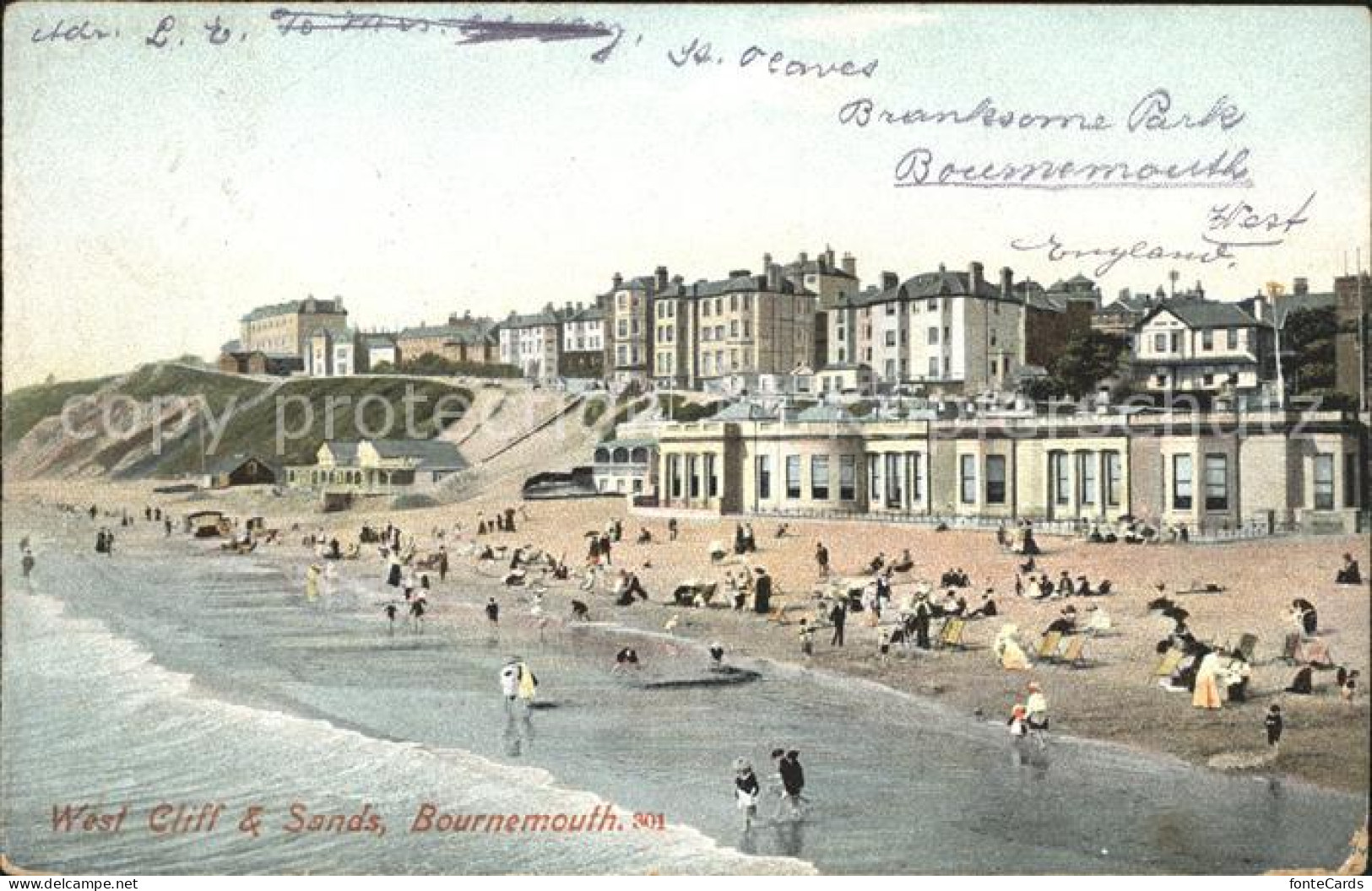 11751825 Bournemouth UK West Cliff And Sands Beach  - Autres & Non Classés