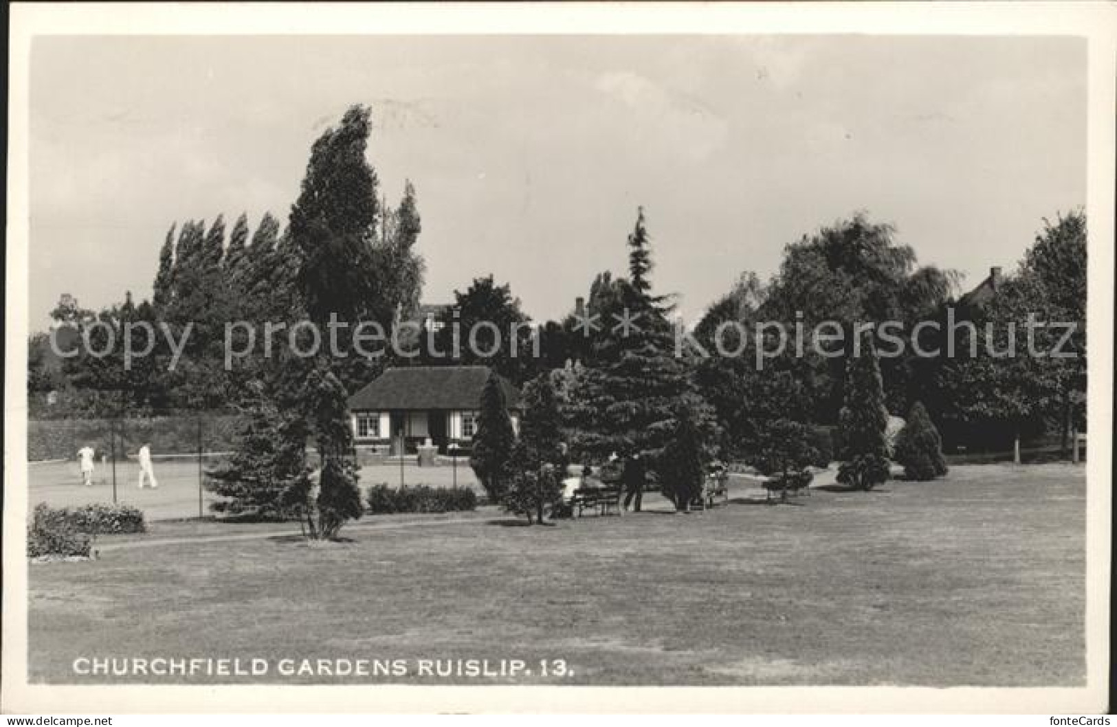 11751821 Ruislip Churchfield Gardens Tennis - Autres & Non Classés