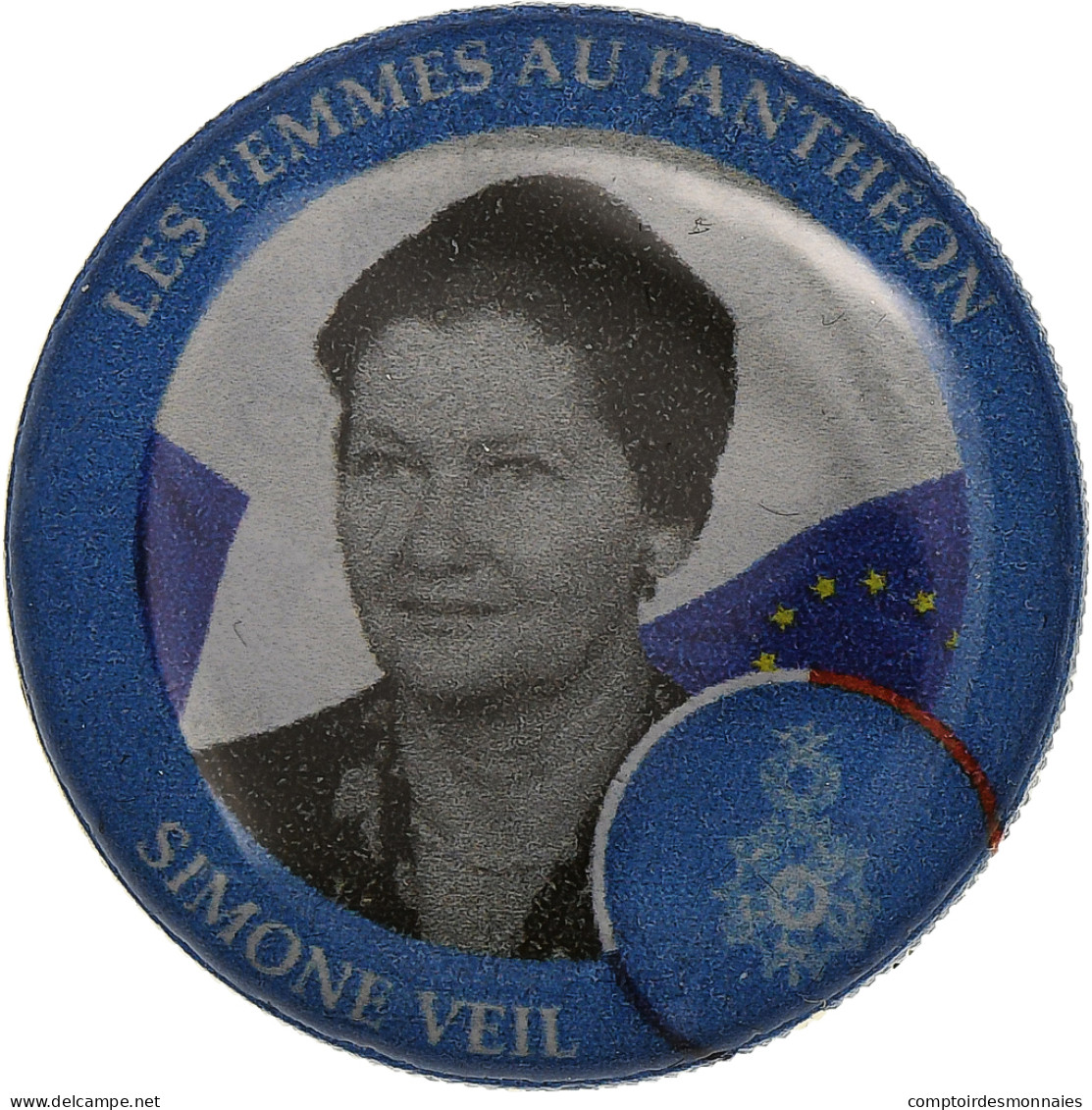 France, Jeton, Femmes Au Panthéon - Simone Veil, Nickel, TTB - Sonstige & Ohne Zuordnung