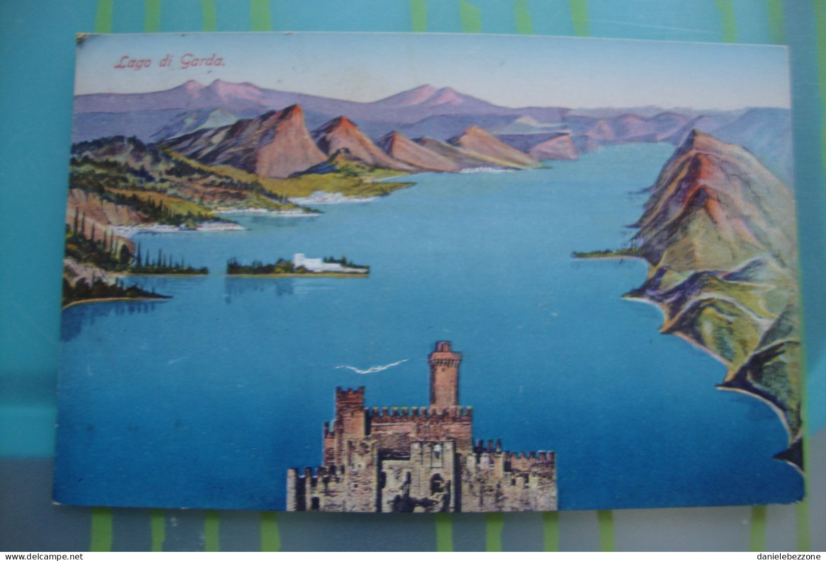 Lago Di Garda - Disegnata - Viaggiata 1923 - Autres & Non Classés
