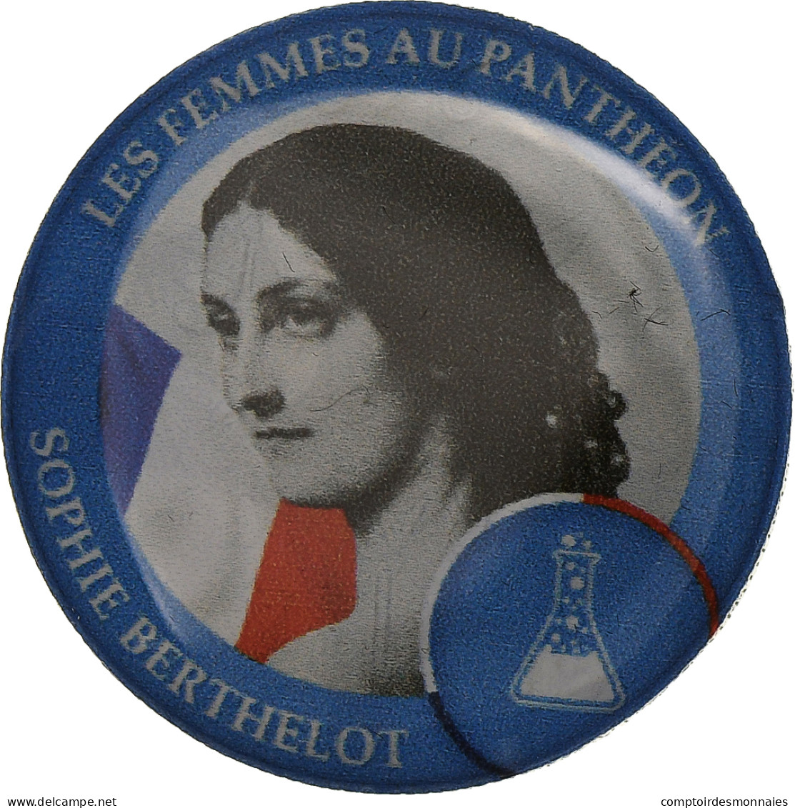 France, Jeton, Femmes Au Panthéon - Sophie Berthelot, Nickel, TTB - Other & Unclassified
