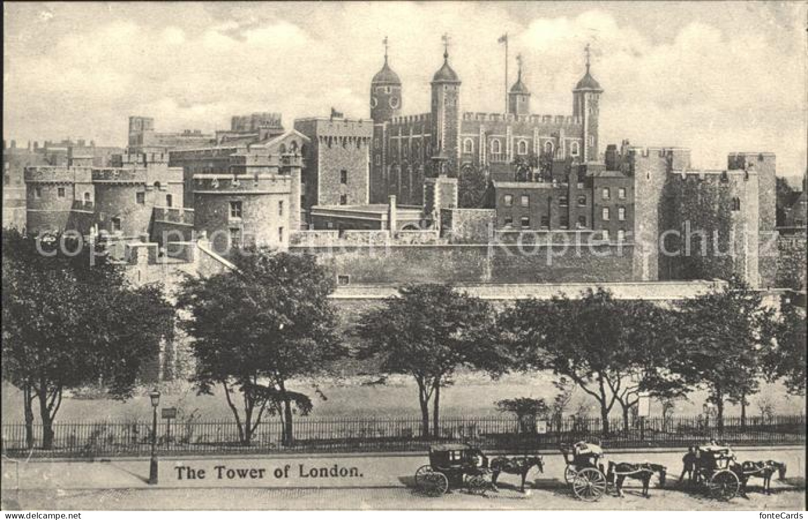 11751802 London Tower Of London Pferdekutsche - Autres & Non Classés