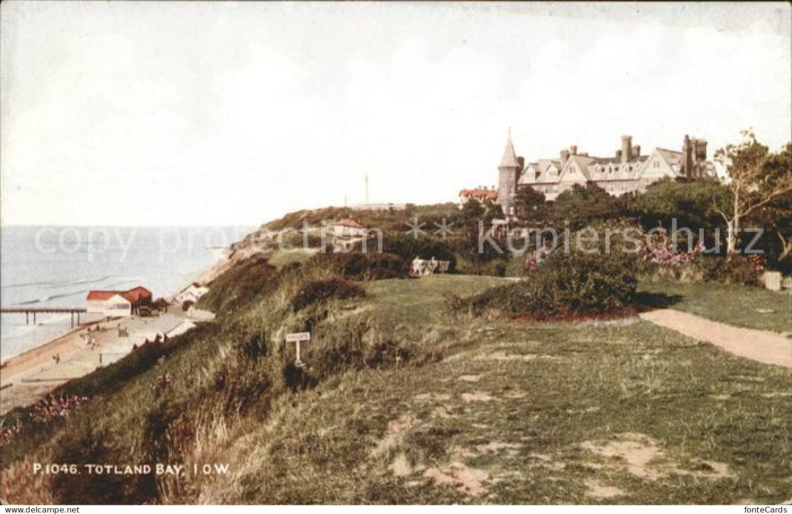 11751767 Totland Bay Castle Beach Salmon Series Isle Of Wight - Other & Unclassified