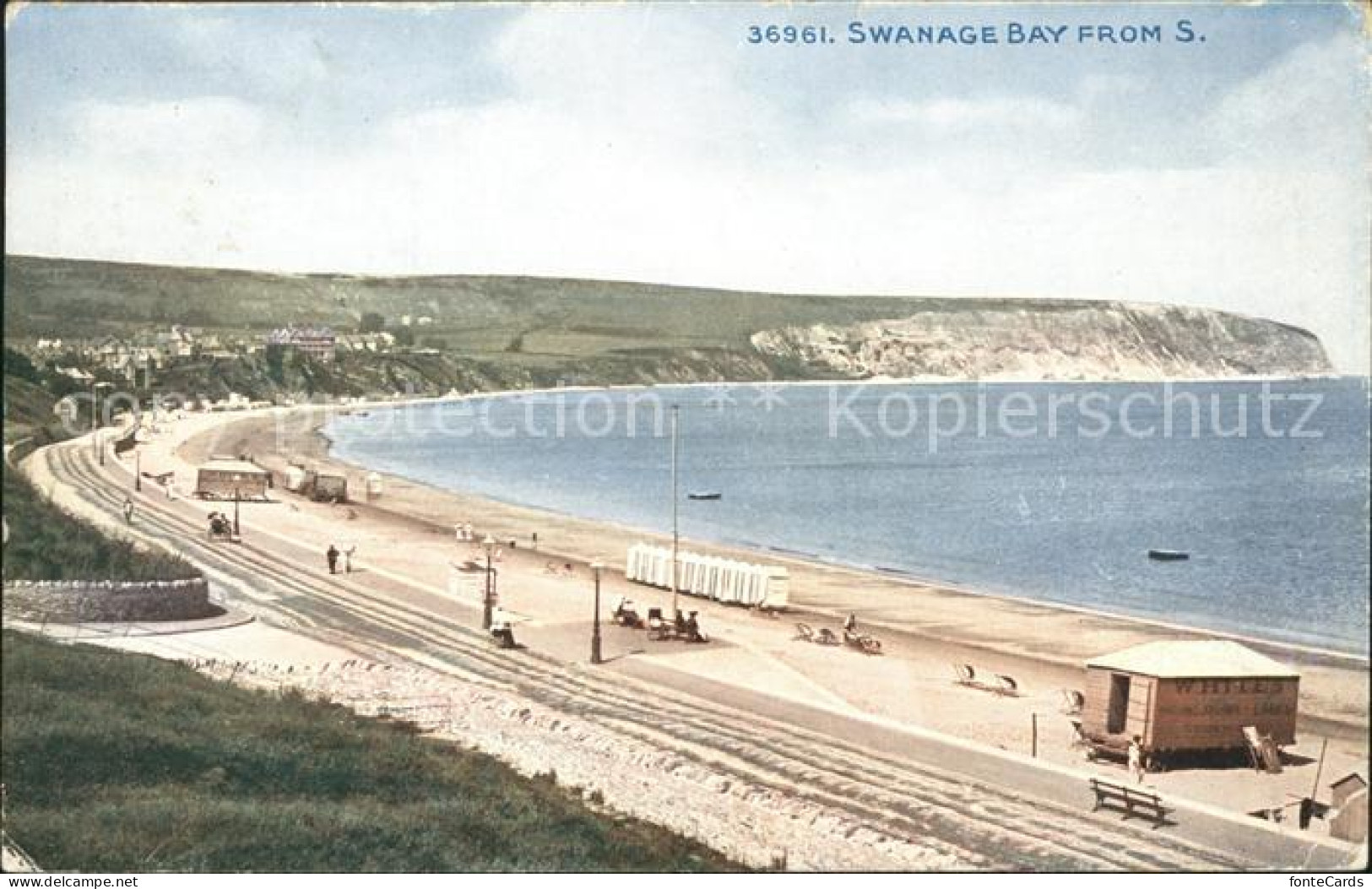 11751759 Swanage Purbeck Panorama Bay Beach Purbeck - Sonstige & Ohne Zuordnung