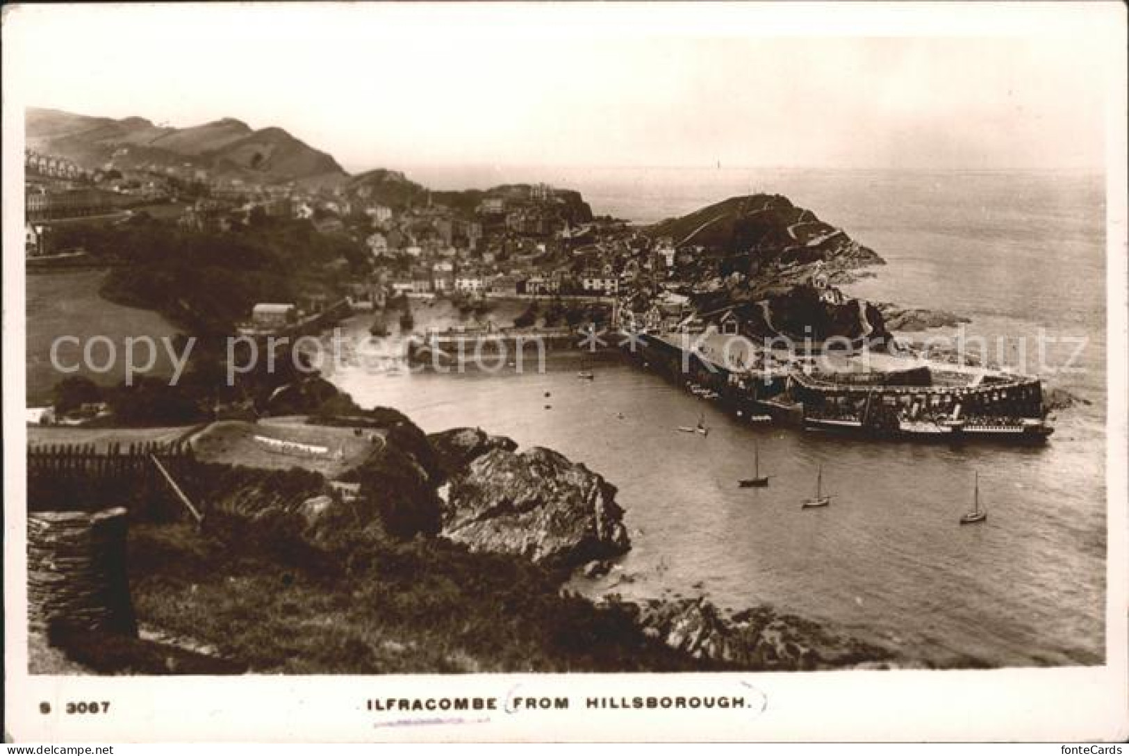 11751754 Ilfracombe North Devon Panorama From Hillsborough Harbour North Devon - Other & Unclassified
