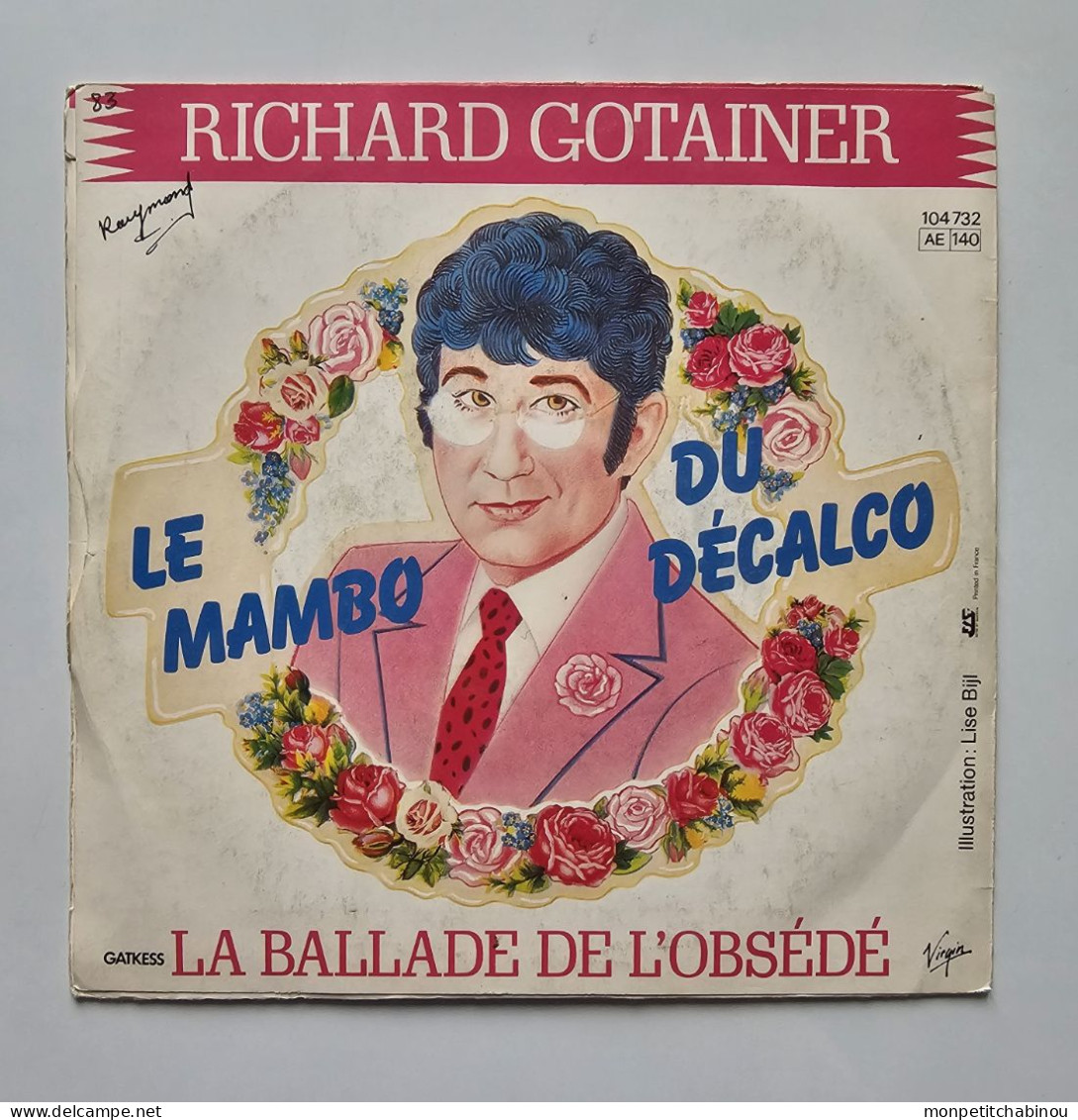 45T RICHARD GOTAINER : Le Mambo Du Décalco - Other - French Music