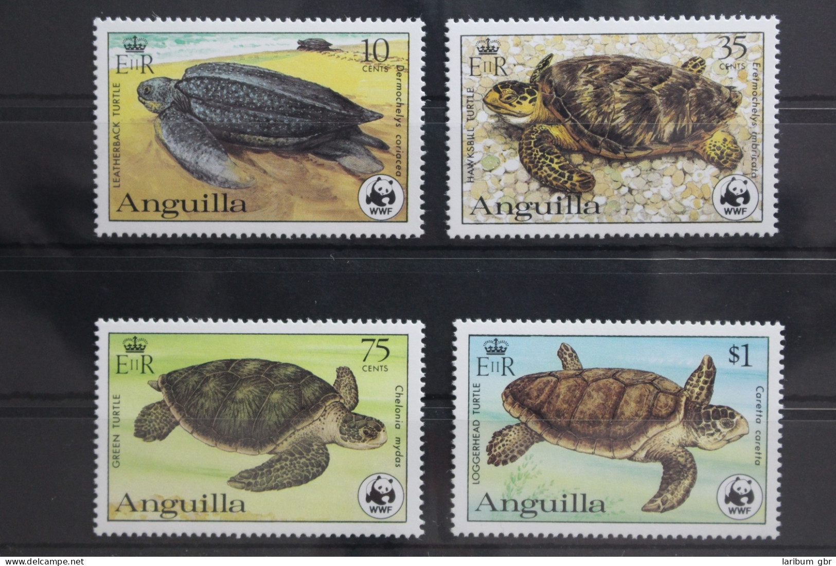 Anguilla 541-543 Postfrisch Schildkröte #TS813 - Anguilla (1968-...)