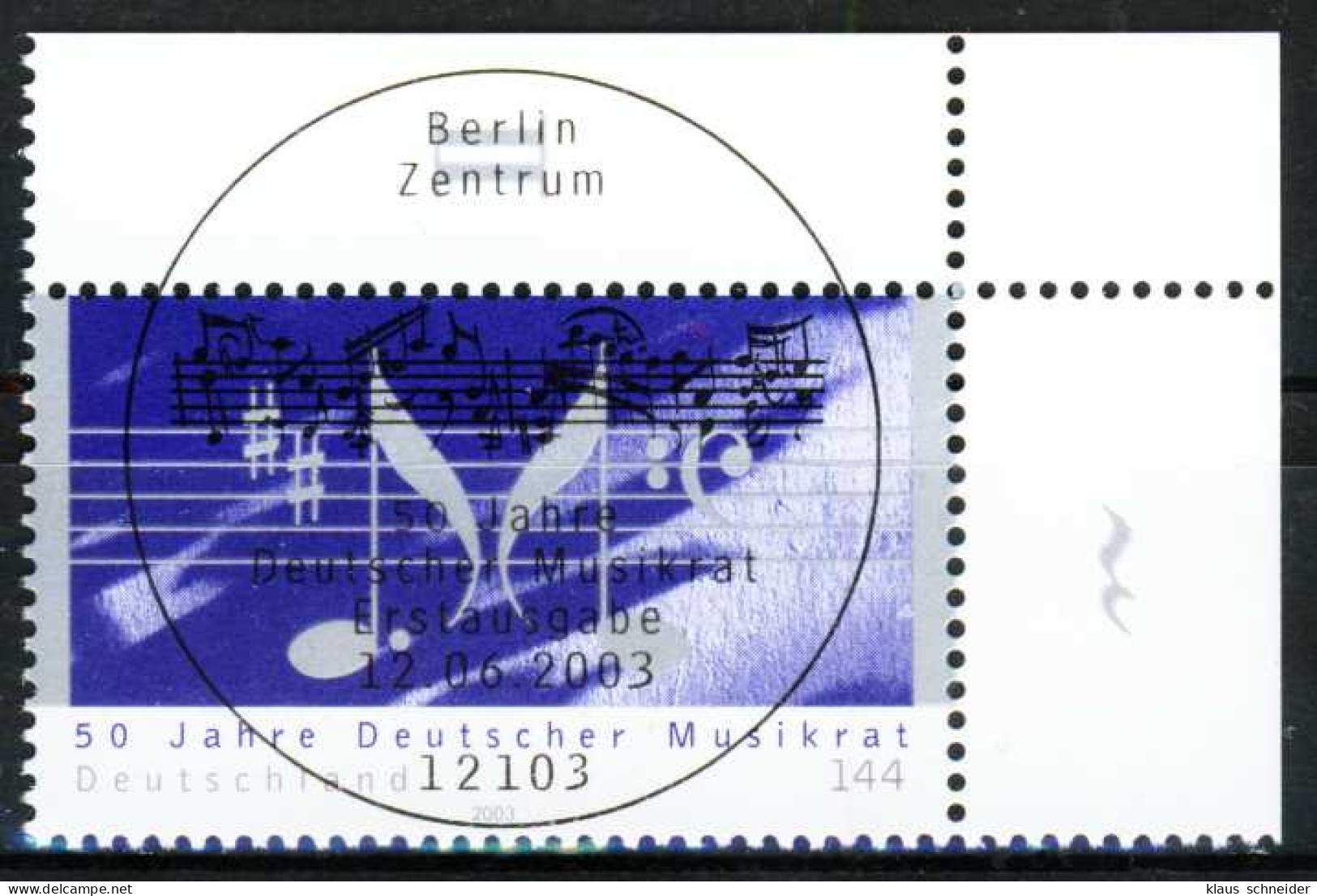 BRD BUND 2003 Nr 2346 ESST ECKE-ORE X152036 - Used Stamps