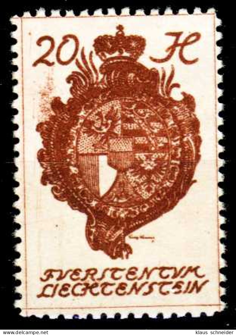 LIECHTENSTEIN 1920 Nr 28 Postfrisch X263FBE - Unused Stamps