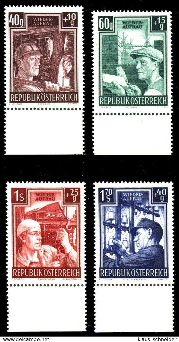 ÖSTERREICH 1951 Nr 960-963 Postfrisch URA X2EC732 - Unused Stamps