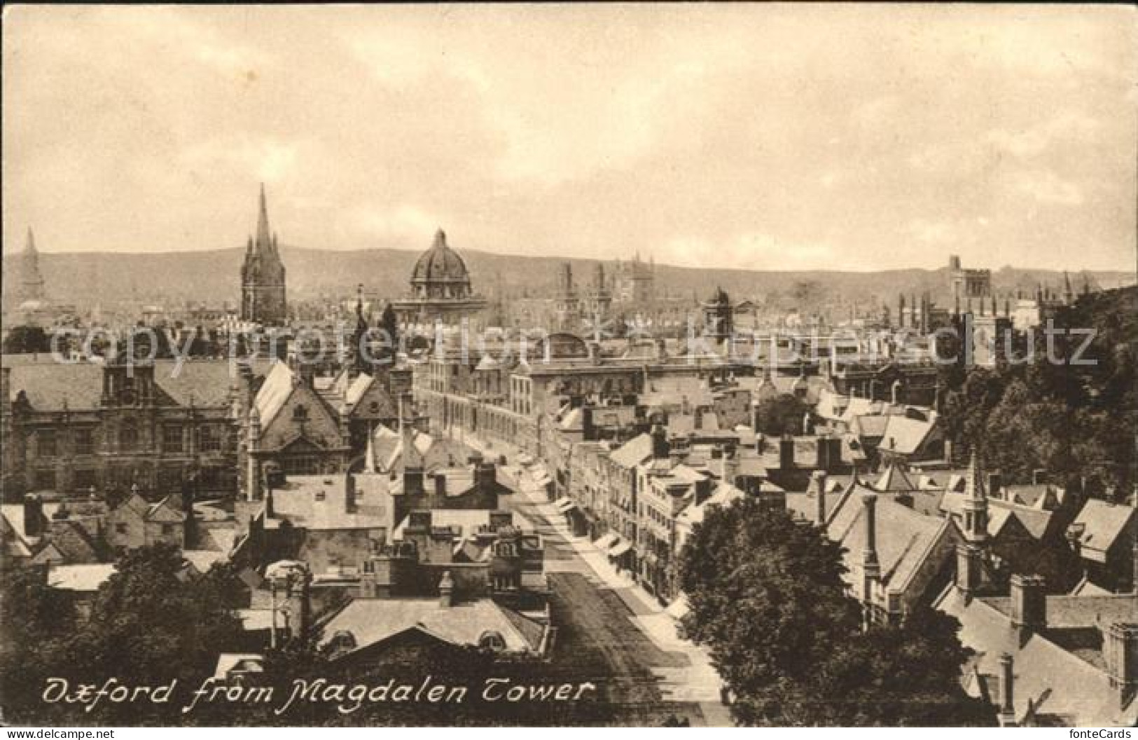 11751722 Oxford Oxfordshire View From Magdalen Tower Frith's Series  - Other & Unclassified