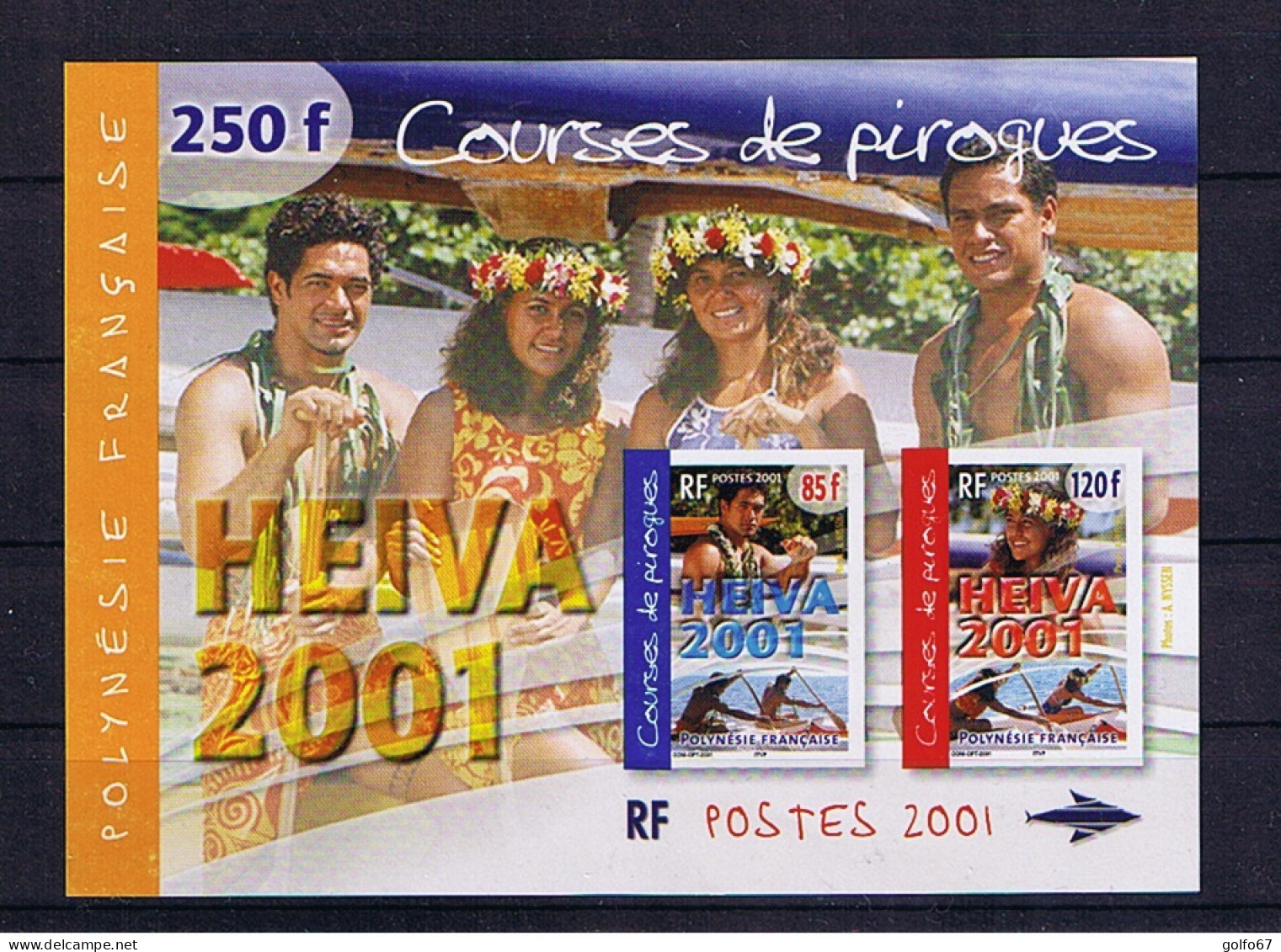 POLYNÉSIE FRANÇAISE BLOC 2001 Y&T N° 27 NEUF** - Hojas Y Bloques
