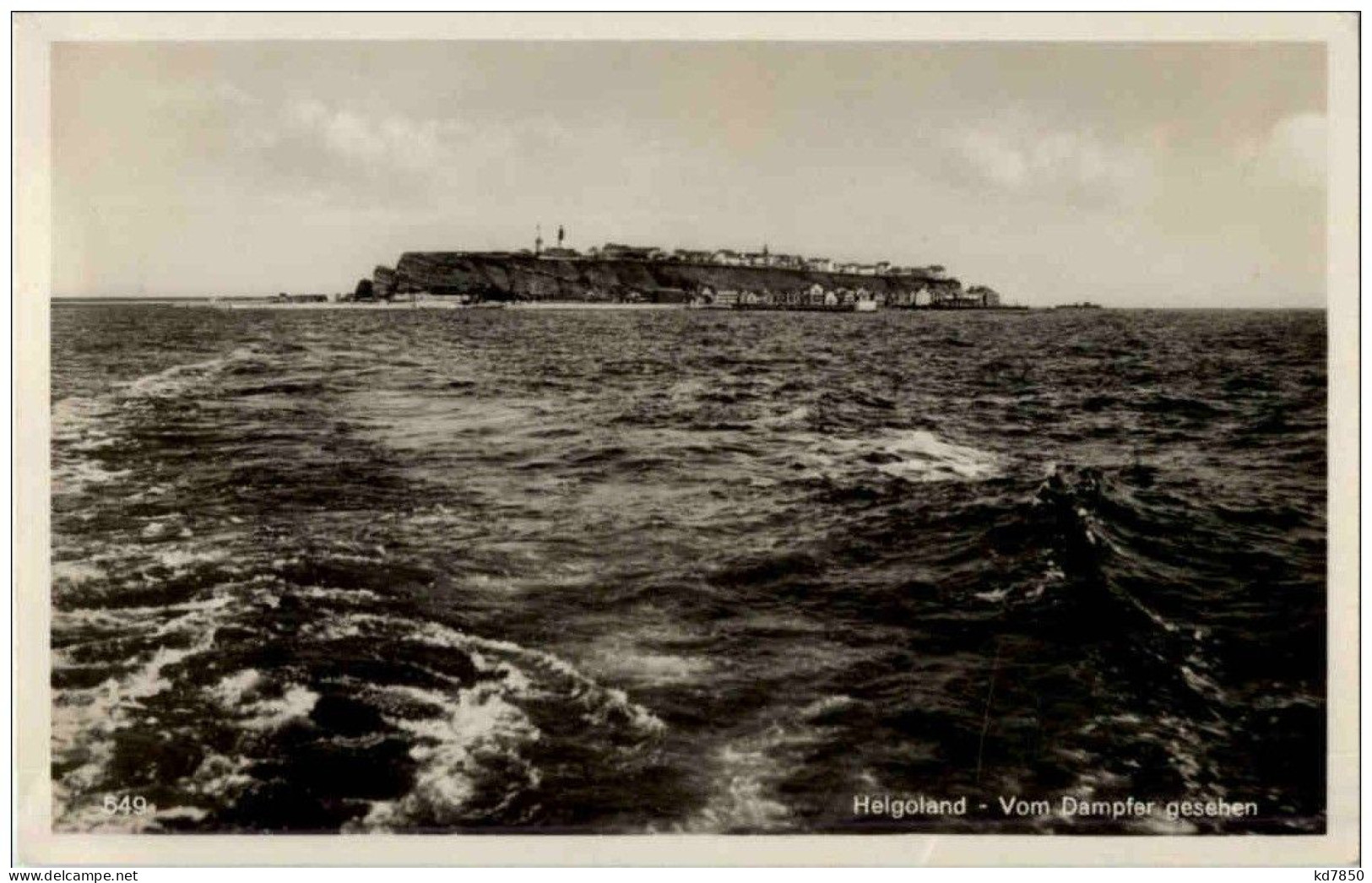 Helgoland Vom Dampfer - Helgoland