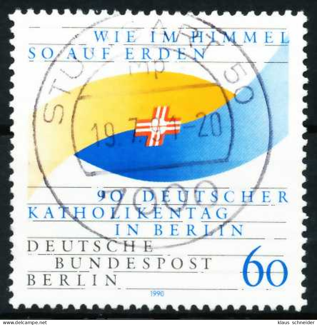BERLIN 1990 Nr 873 Zentrisch Gestempelt X629E96 - Oblitérés