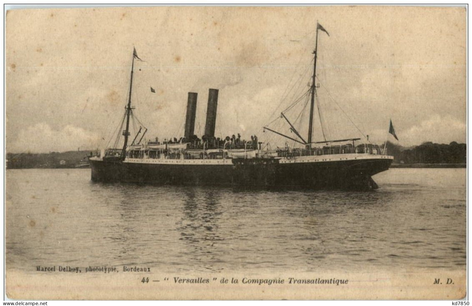 Versailles De La Campagnie Transatlantique - Steamers