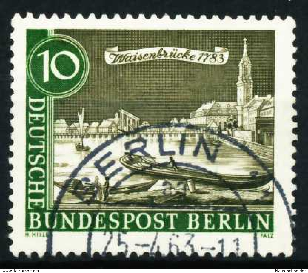 BERLIN 1962 Nr 219 Zentrisch Gestempelt X636D8A - Gebraucht