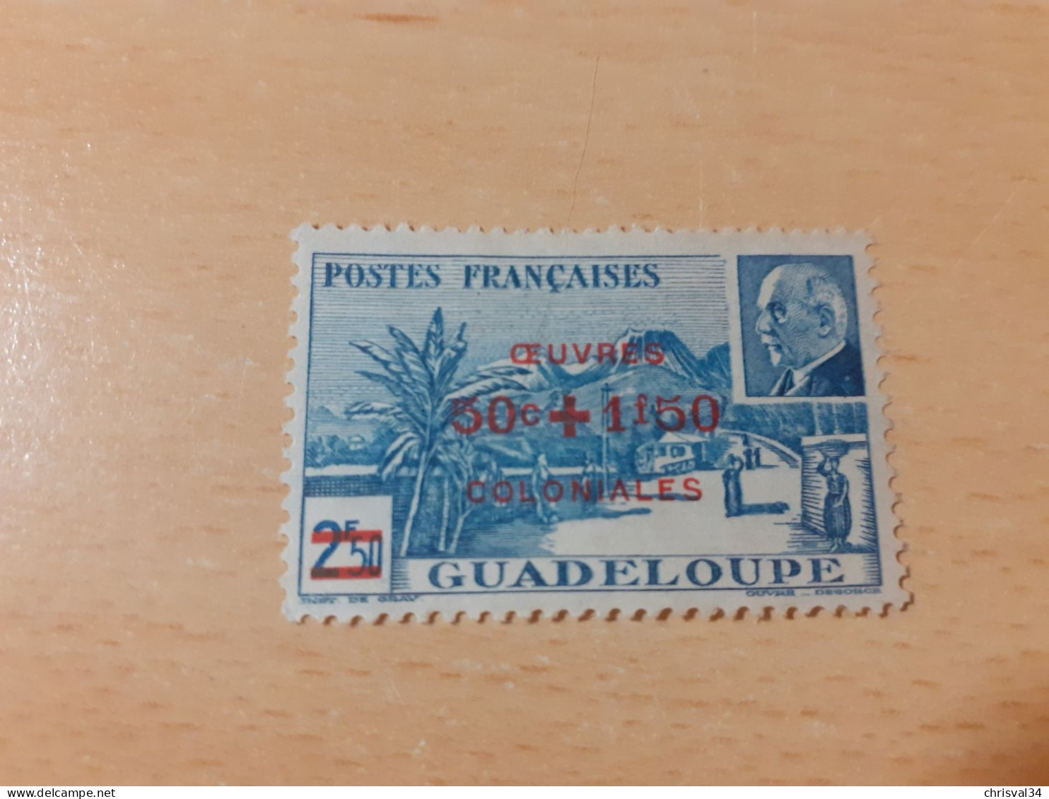 TIMBRE   GUADELOUPE       N  173    COTE  1,00   EUROS  NEUF  TRACE  CHARNIERE - Ongebruikt