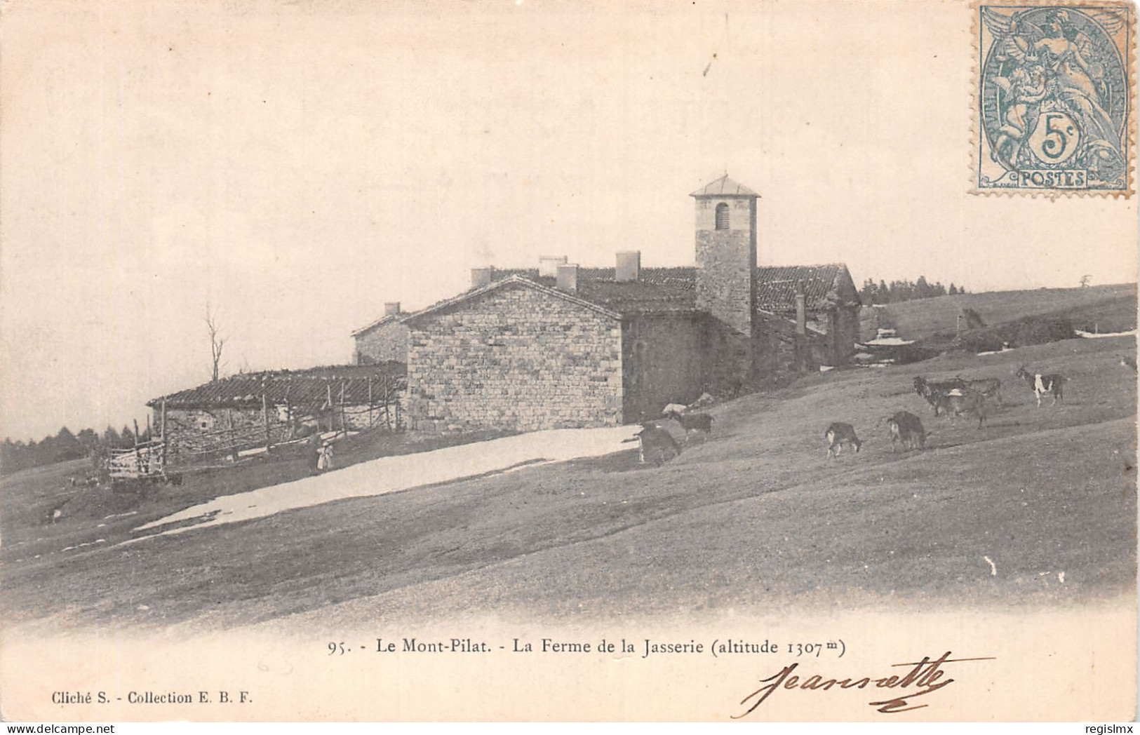 42-MONT PILAT FERME DE LA JASSERIE-N°2126-C/0195 - Mont Pilat