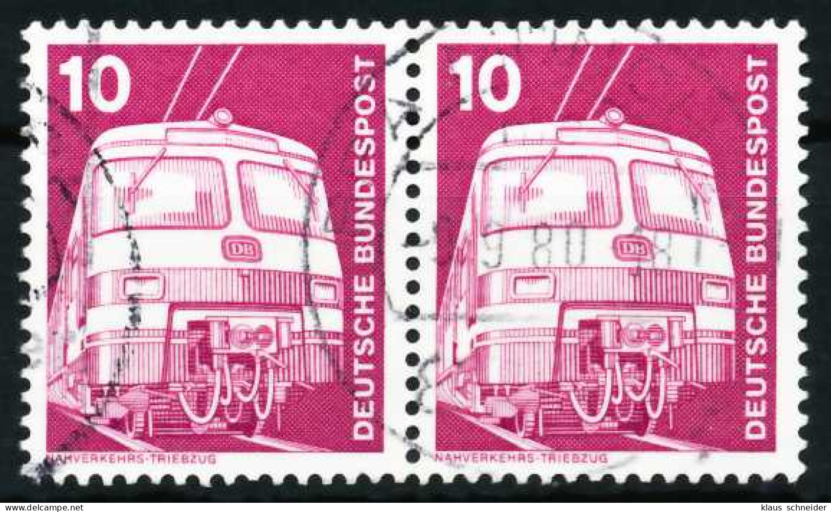 BRD DS INDUSTRIE U. TECHNIK Nr 847 Gestempelt WAAGR PAAR X66C29E - Used Stamps