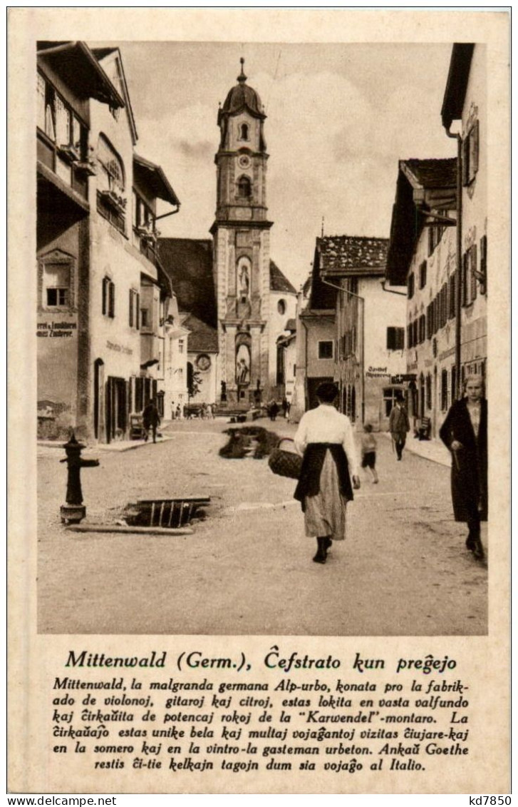 Mittenwald - Esperanto - Mittenwald