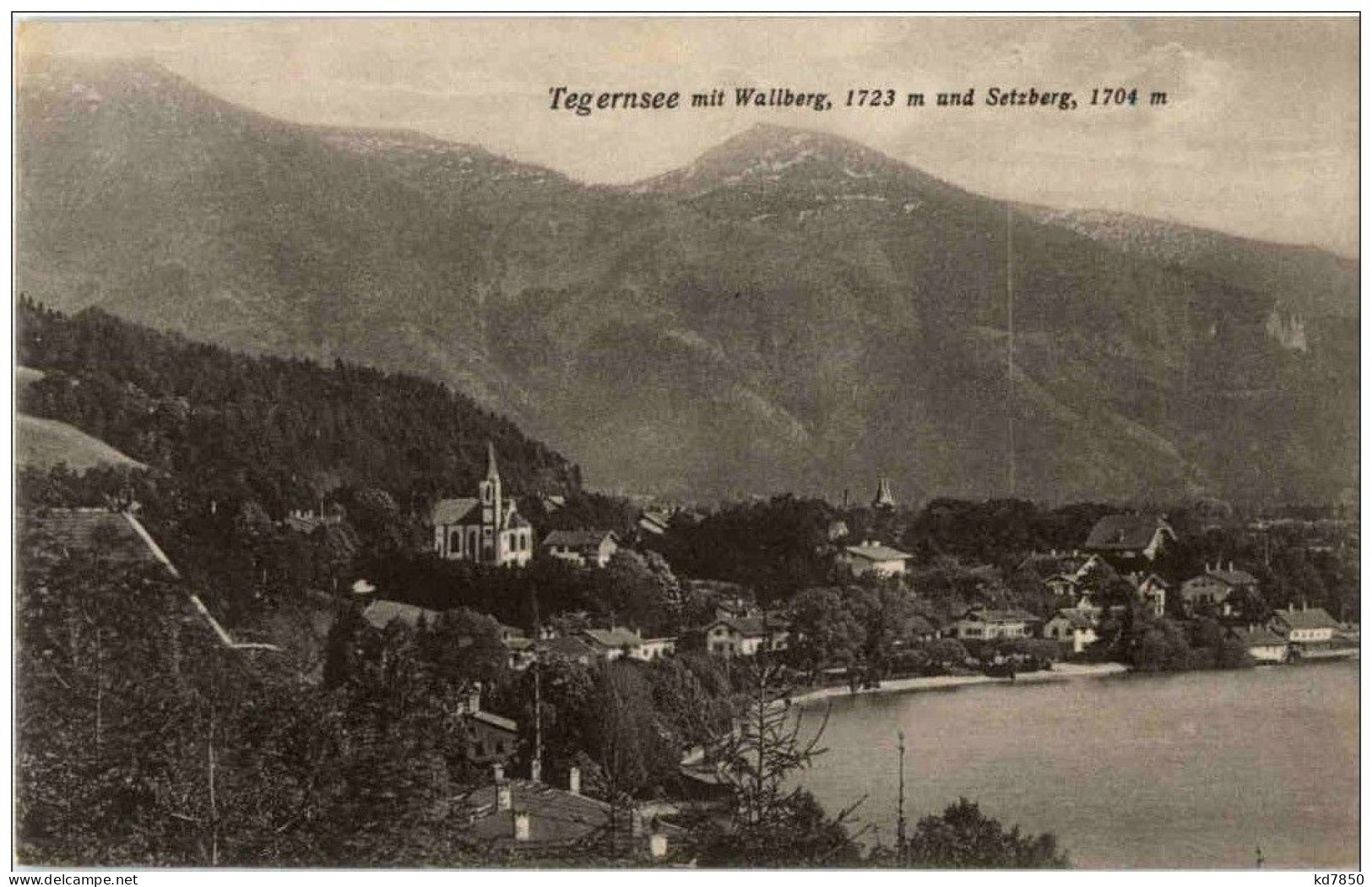 Tegernsee Mit Wallberg - Tegernsee