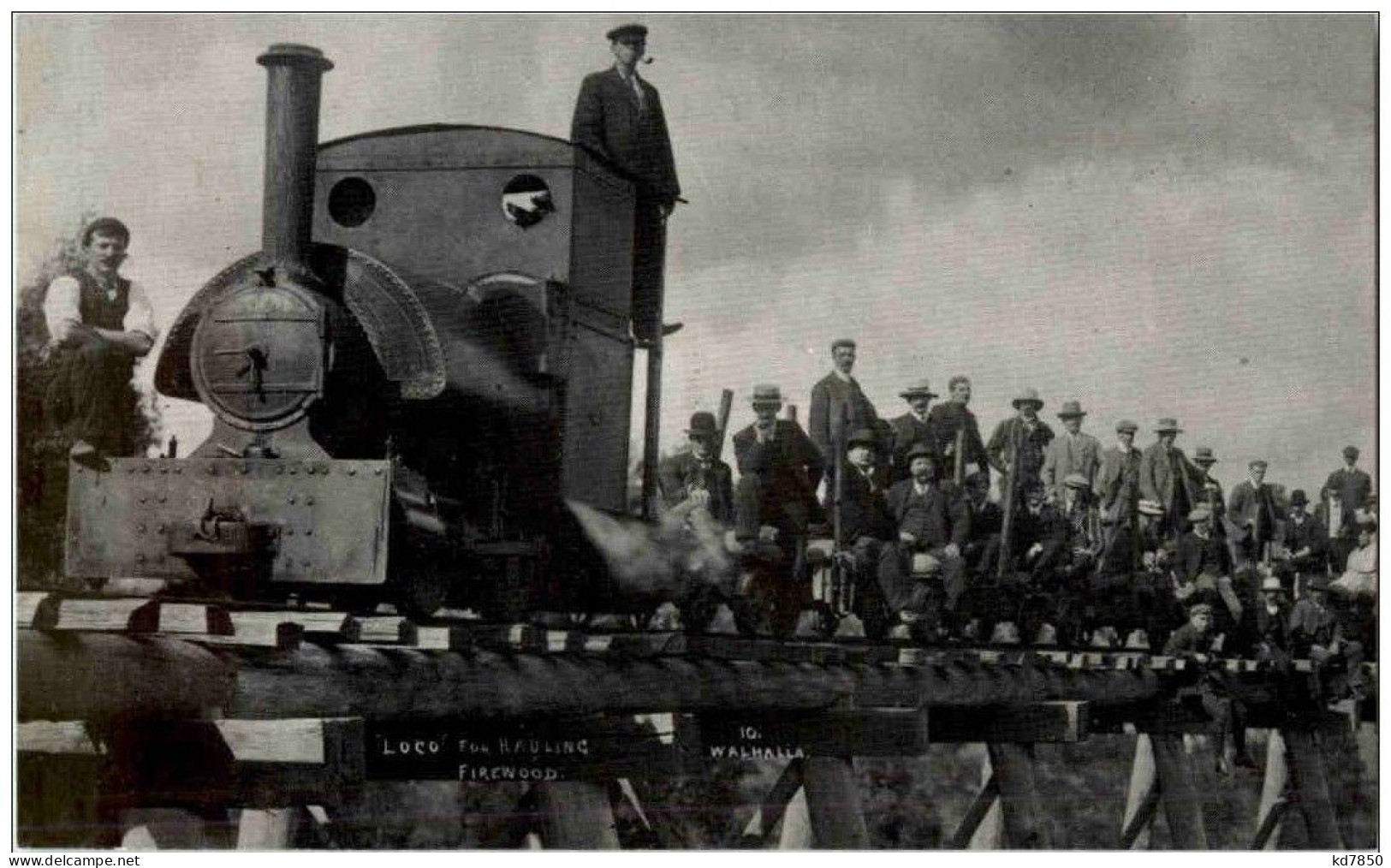 Locomotive For Hauling Firewood At Walhalla - Trains